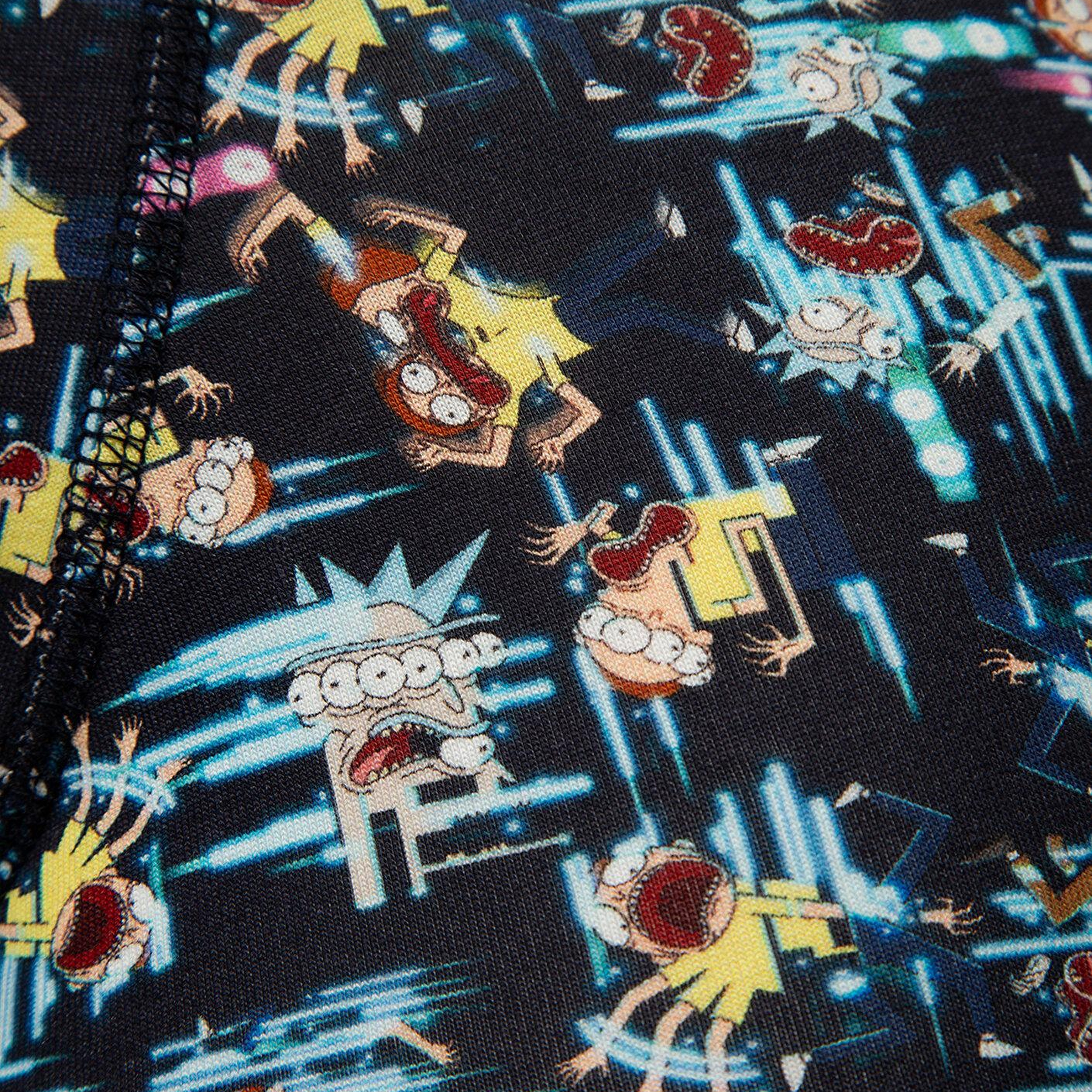 Mavi Rick and Morty Baskılı Lacivert Boxer 0912454-30217