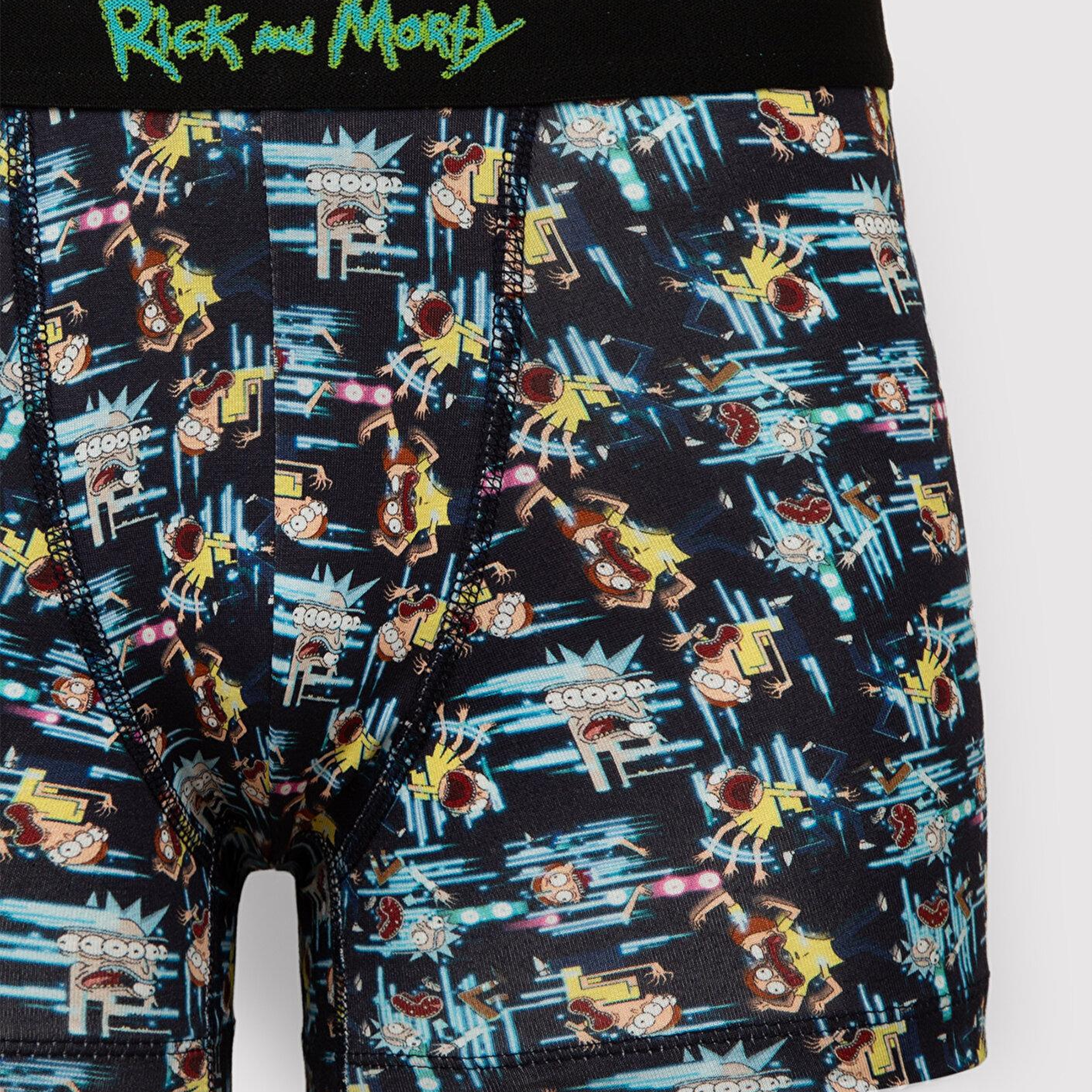 Mavi Rick and Morty Baskılı Lacivert Boxer 0912454-30217