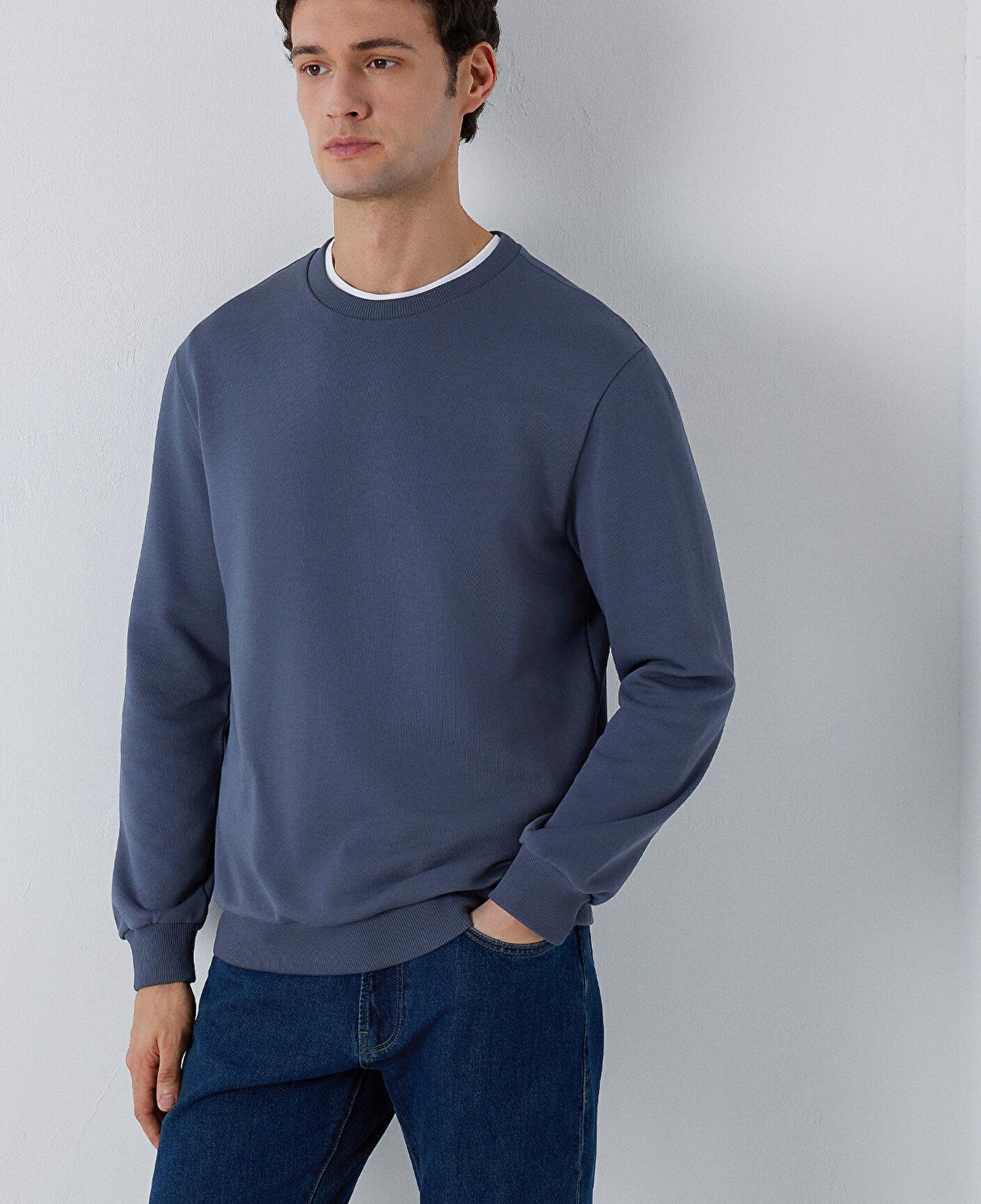 Mavi Lacivert Sweatshirt 0S10457-80776