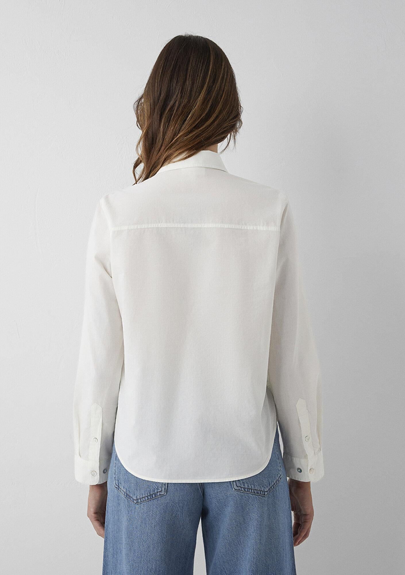 Mavi Ekru Gömlek Regular Fit / Normal Kesim 1211652-80194
