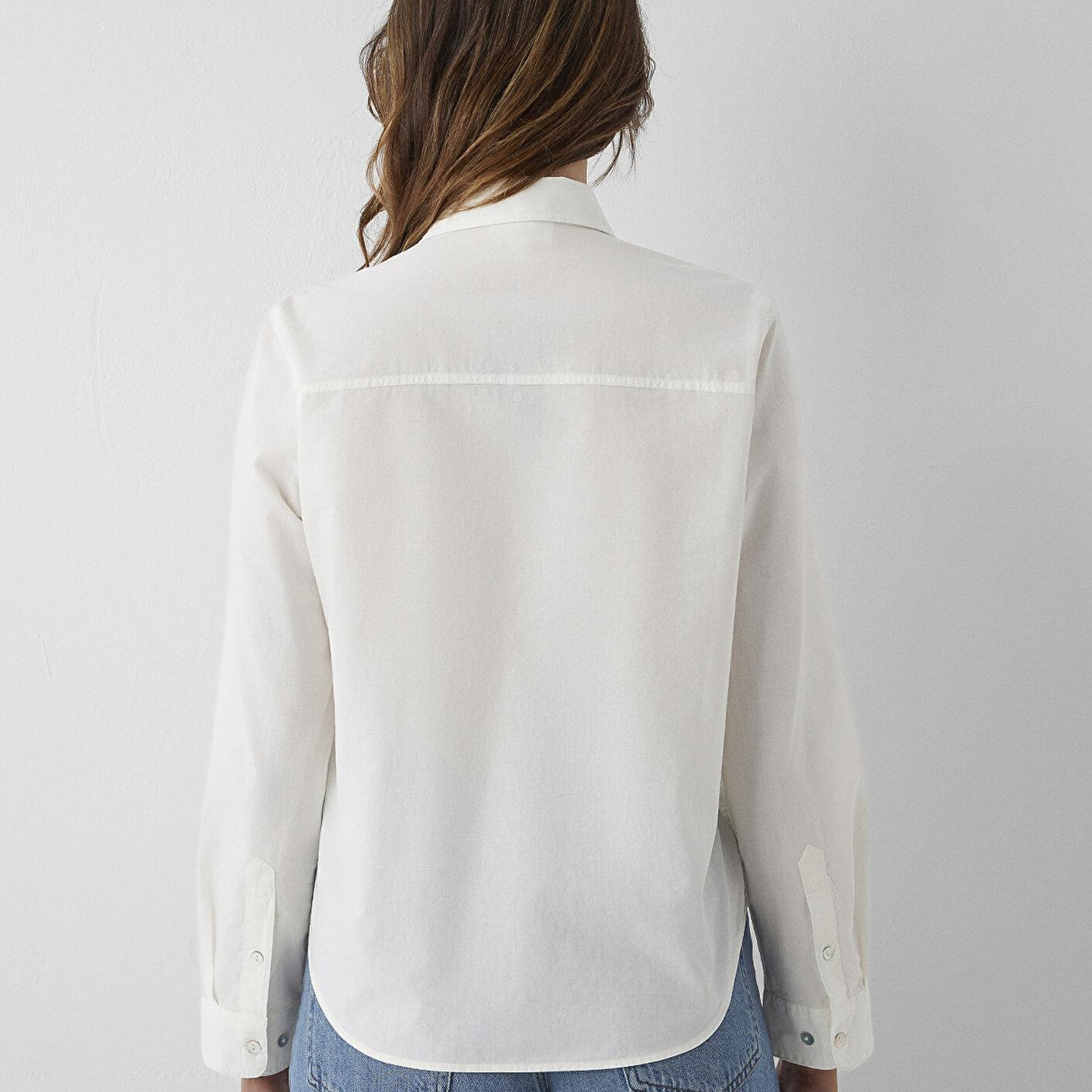 Mavi Ekru Gömlek Regular Fit / Normal Kesim 1211652-80194