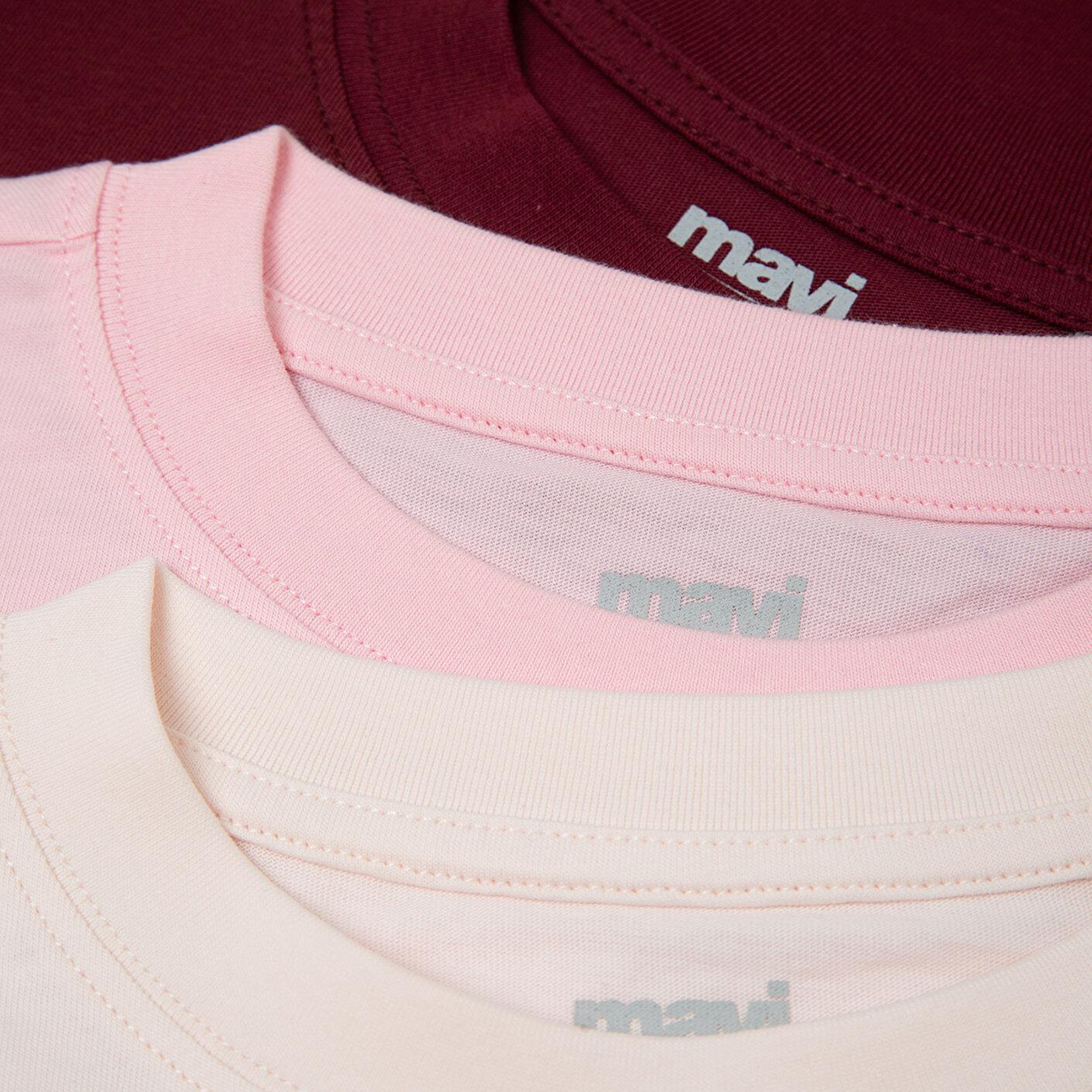 Mavi 3lü Çocuk Basic Tişört Regular Fit / Normal Kesim 7610493-91626