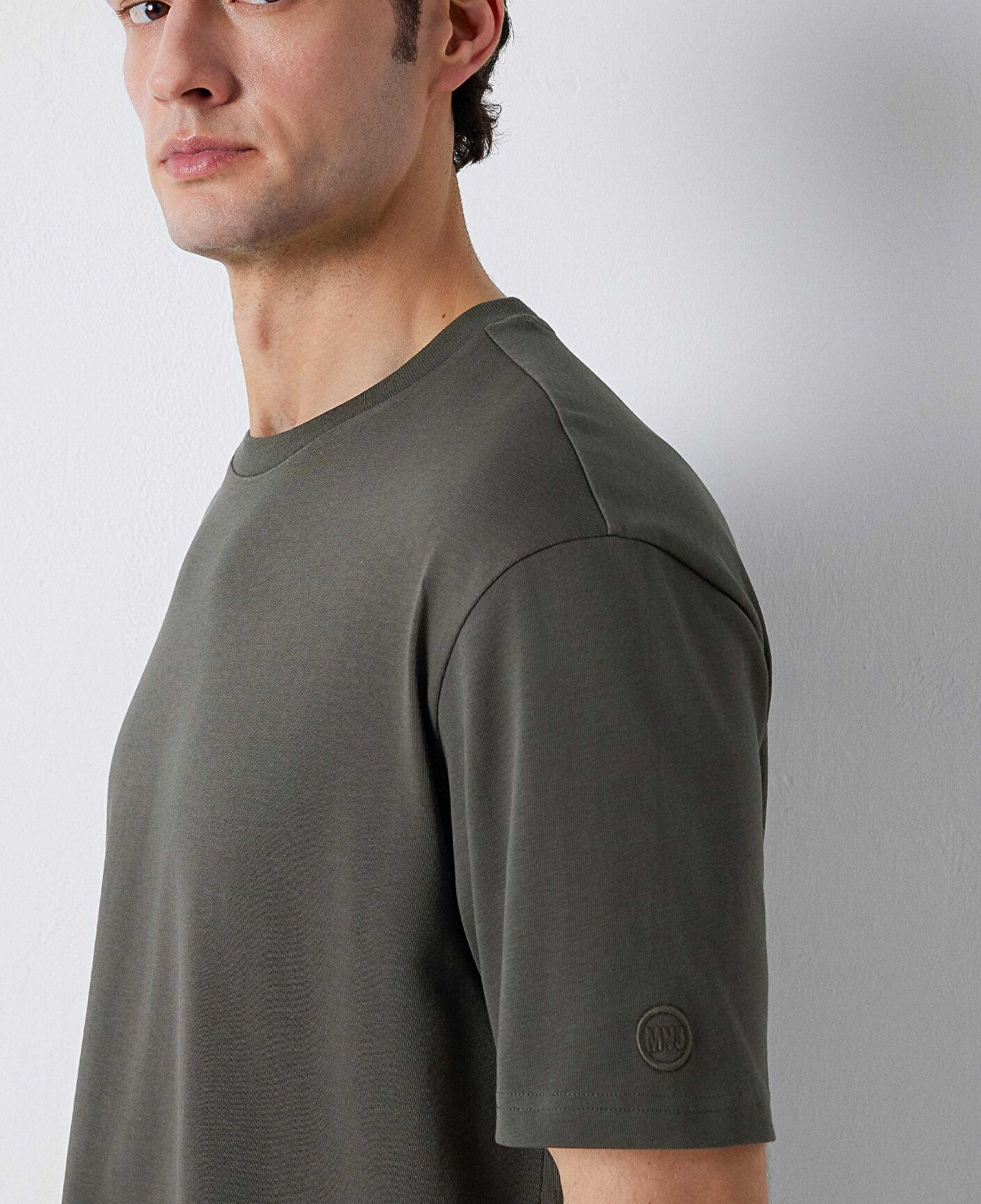Mavi Haki Basic Tişört Loose Fit / Bol Rahat Kesim 0611924-71553