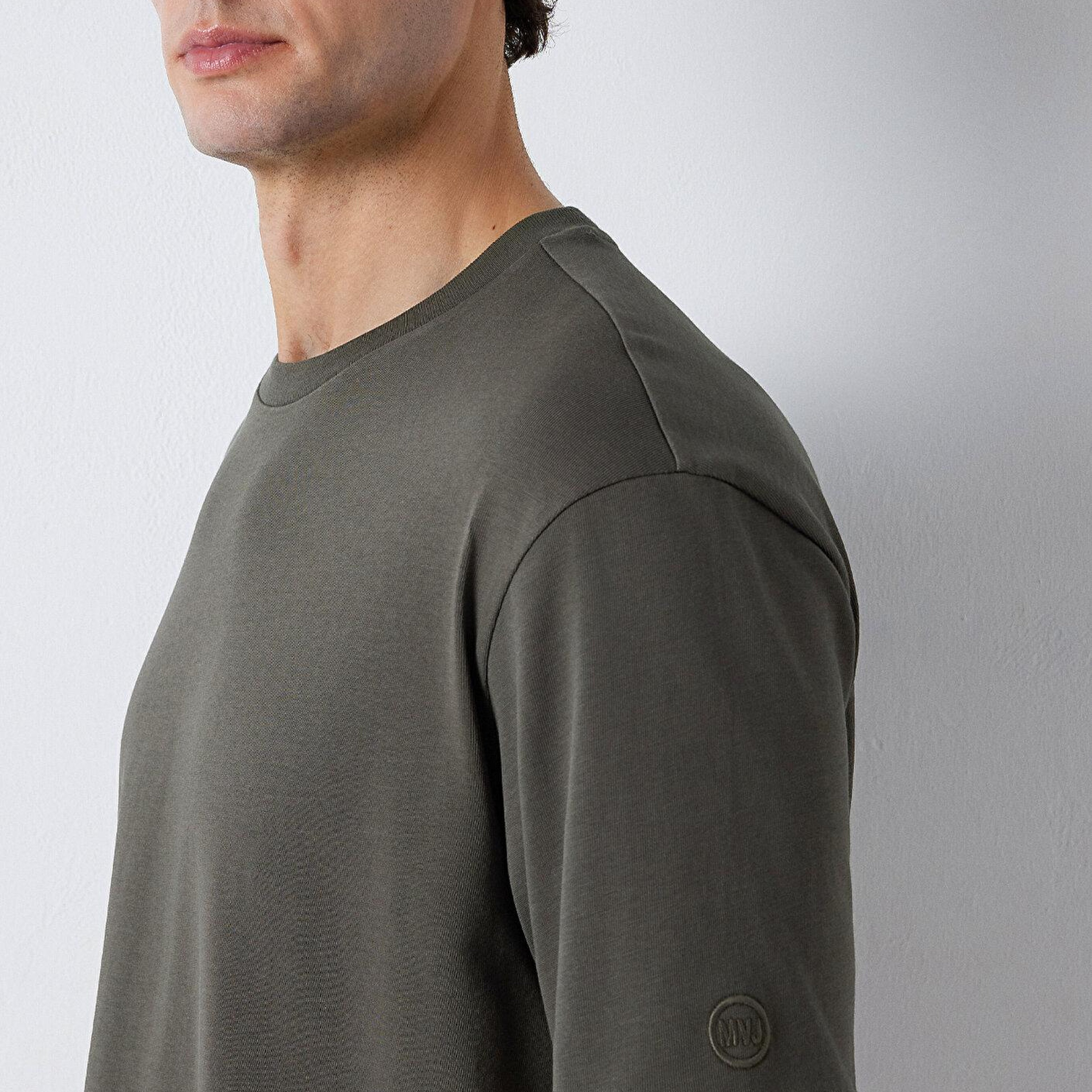 Mavi Haki Basic Tişört Loose Fit / Bol Rahat Kesim 0611924-71553