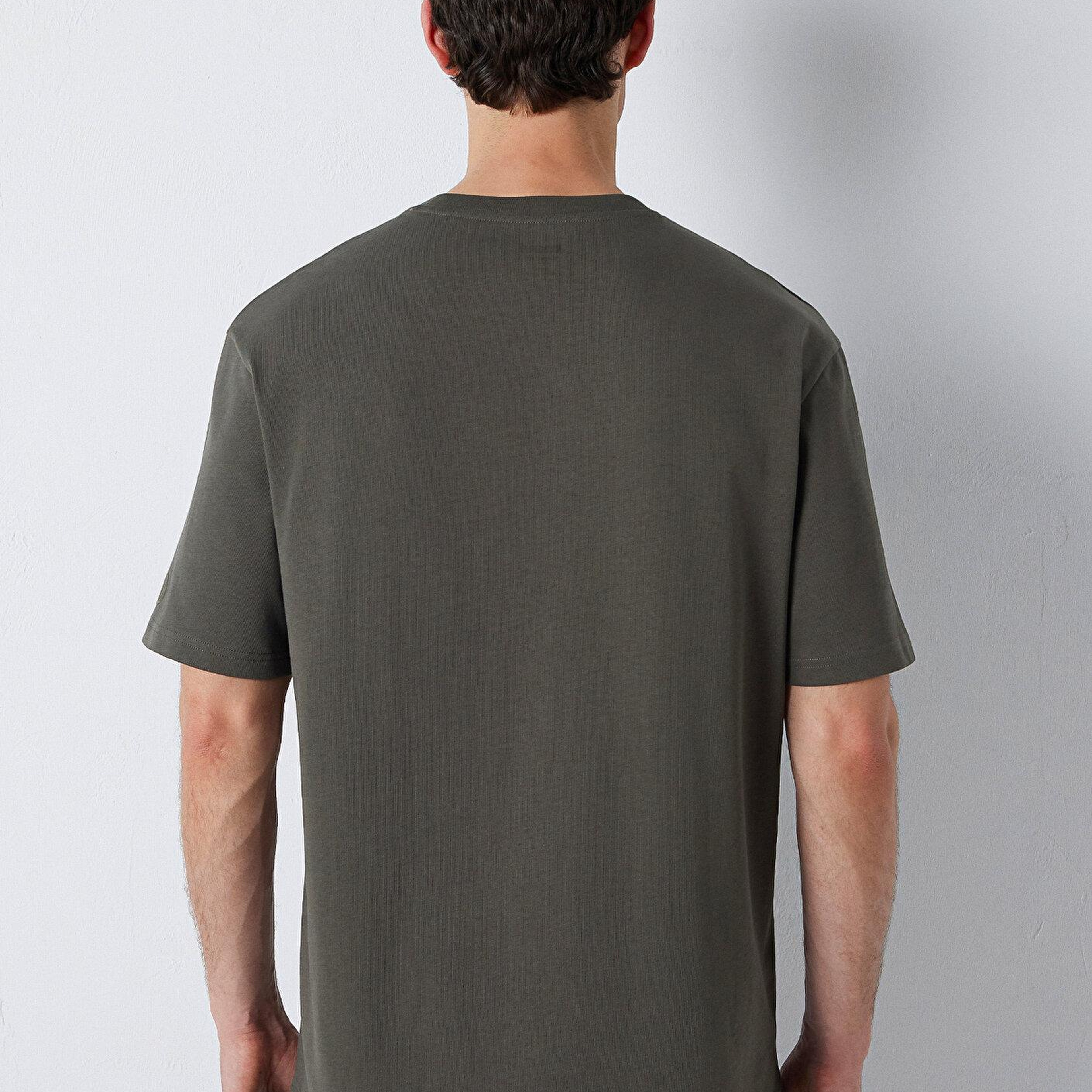 Mavi Haki Basic Tişört Loose Fit / Bol Rahat Kesim 0611924-71553
