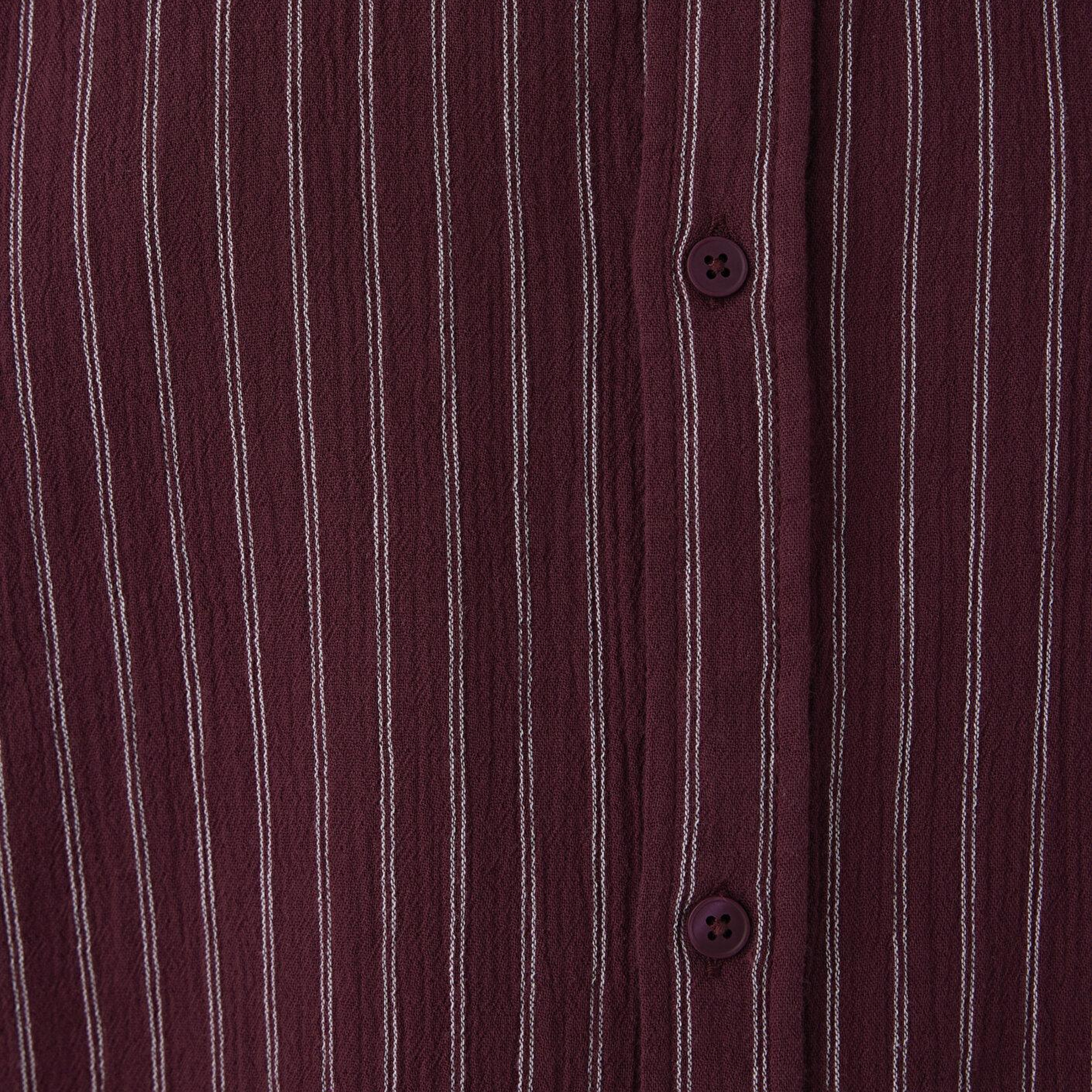 Mavi Çizgili Gömlek Loose Fit / Bol Rahat Kesim 0211969-A7374
