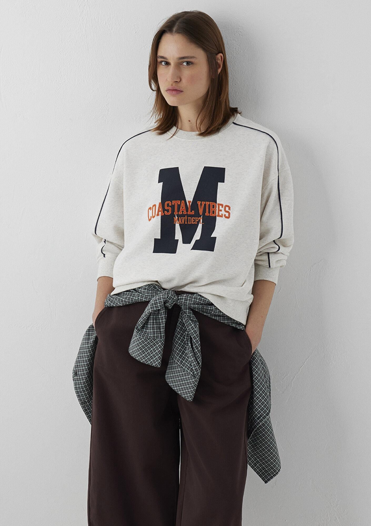 Mavi Bej Sweatshirt 1S10549-85576