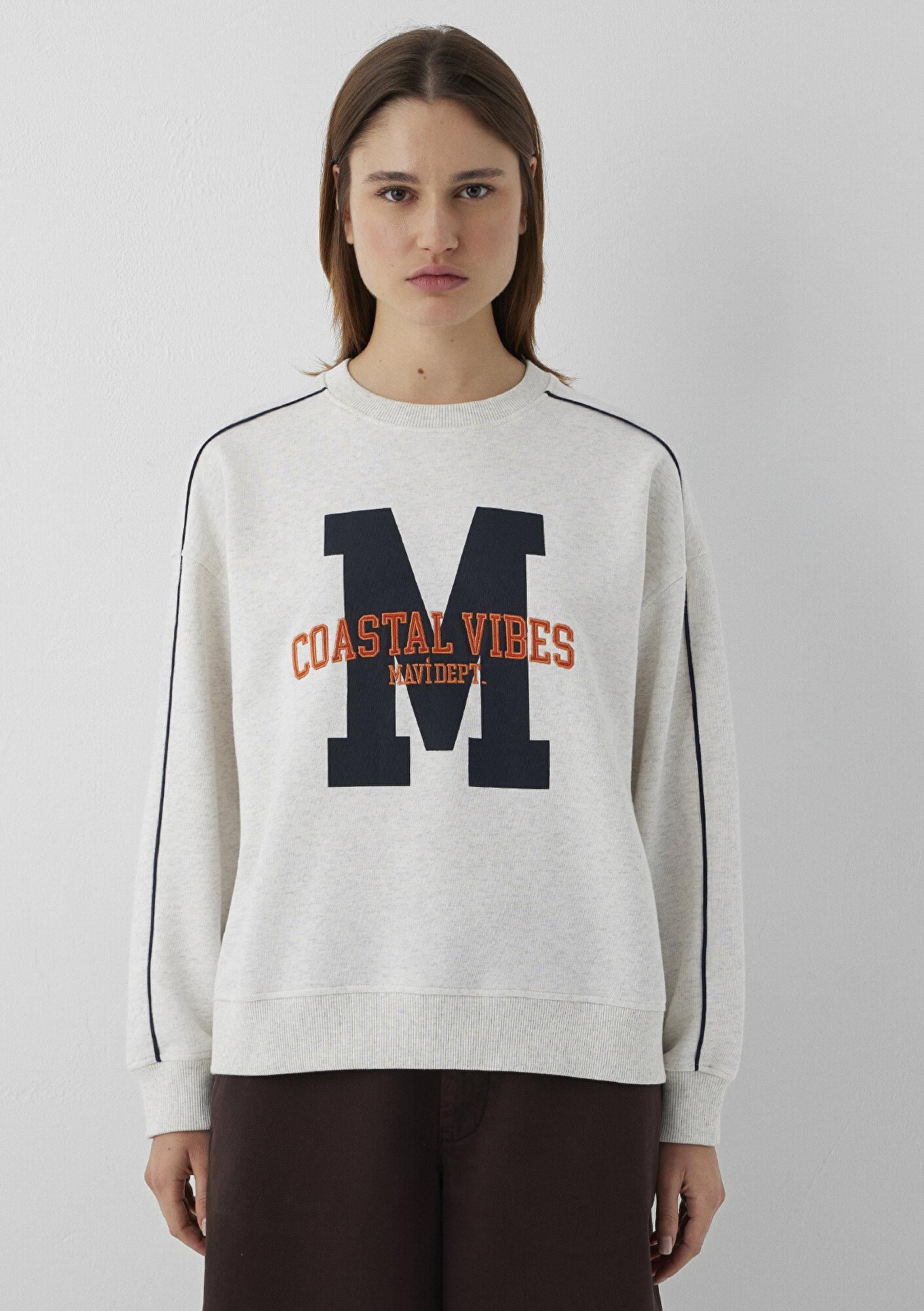 Mavi Bej Sweatshirt 1S10549-85576