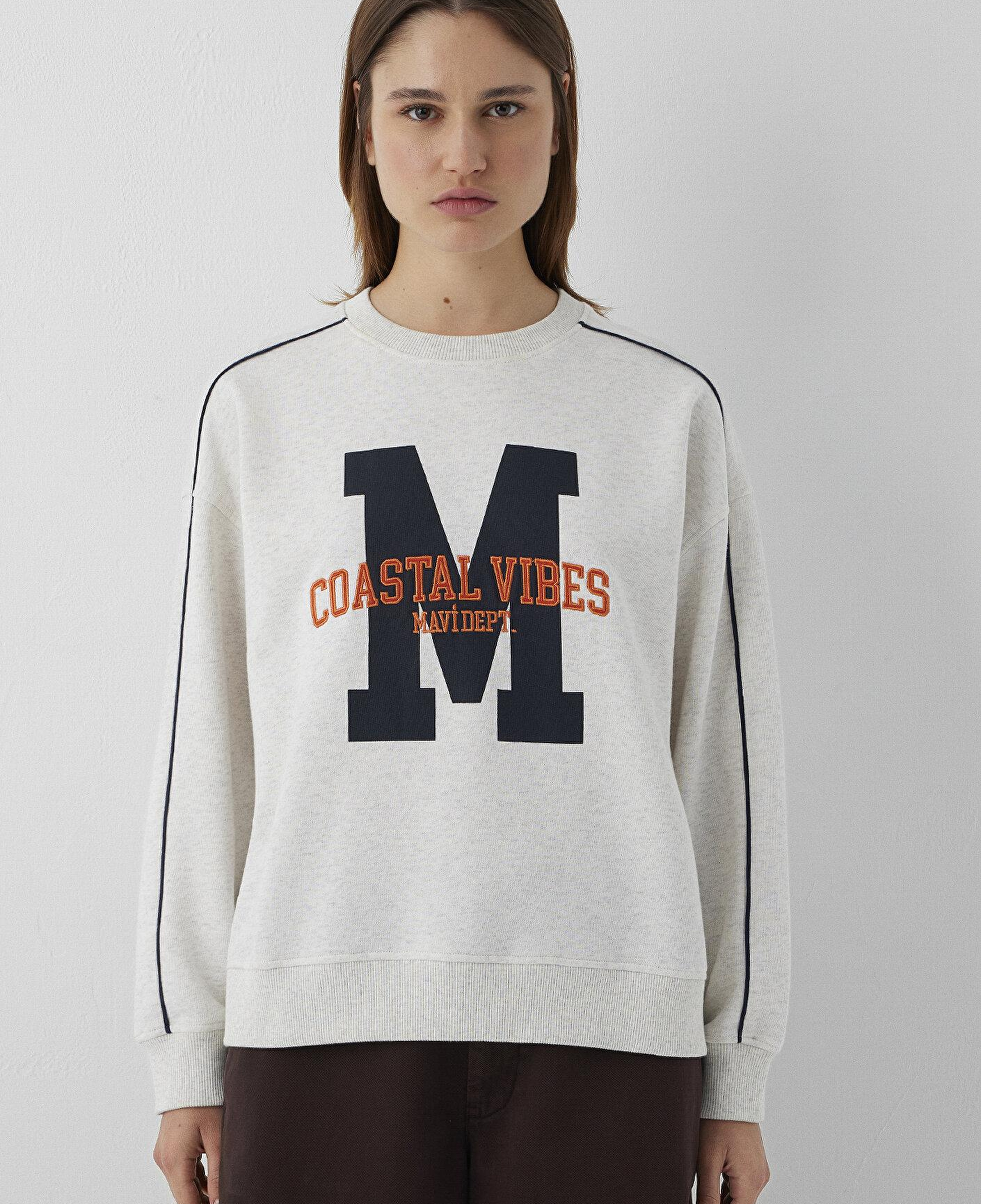 Mavi Bej Sweatshirt 1S10549-85576