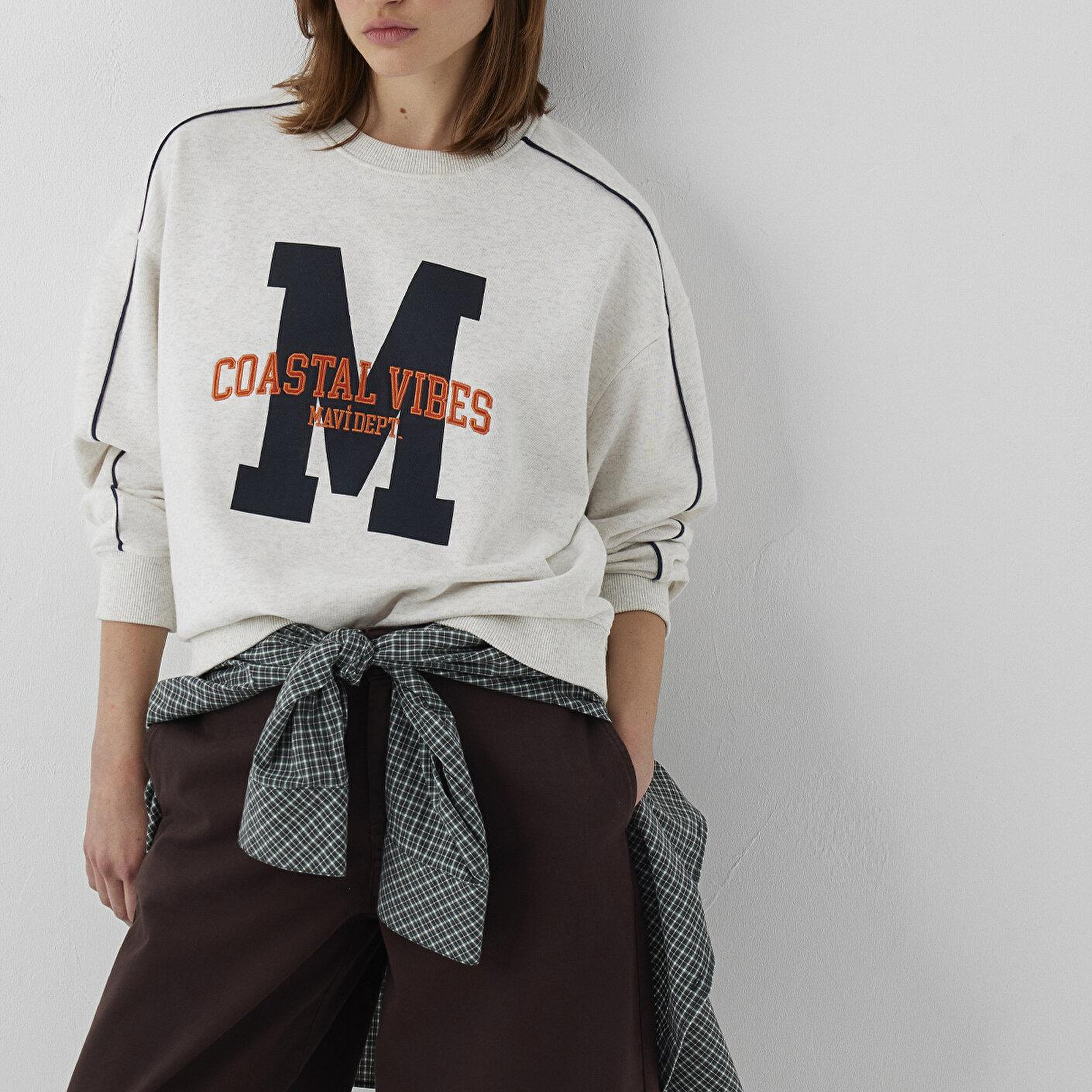 Mavi Bej Sweatshirt 1S10549-85576
