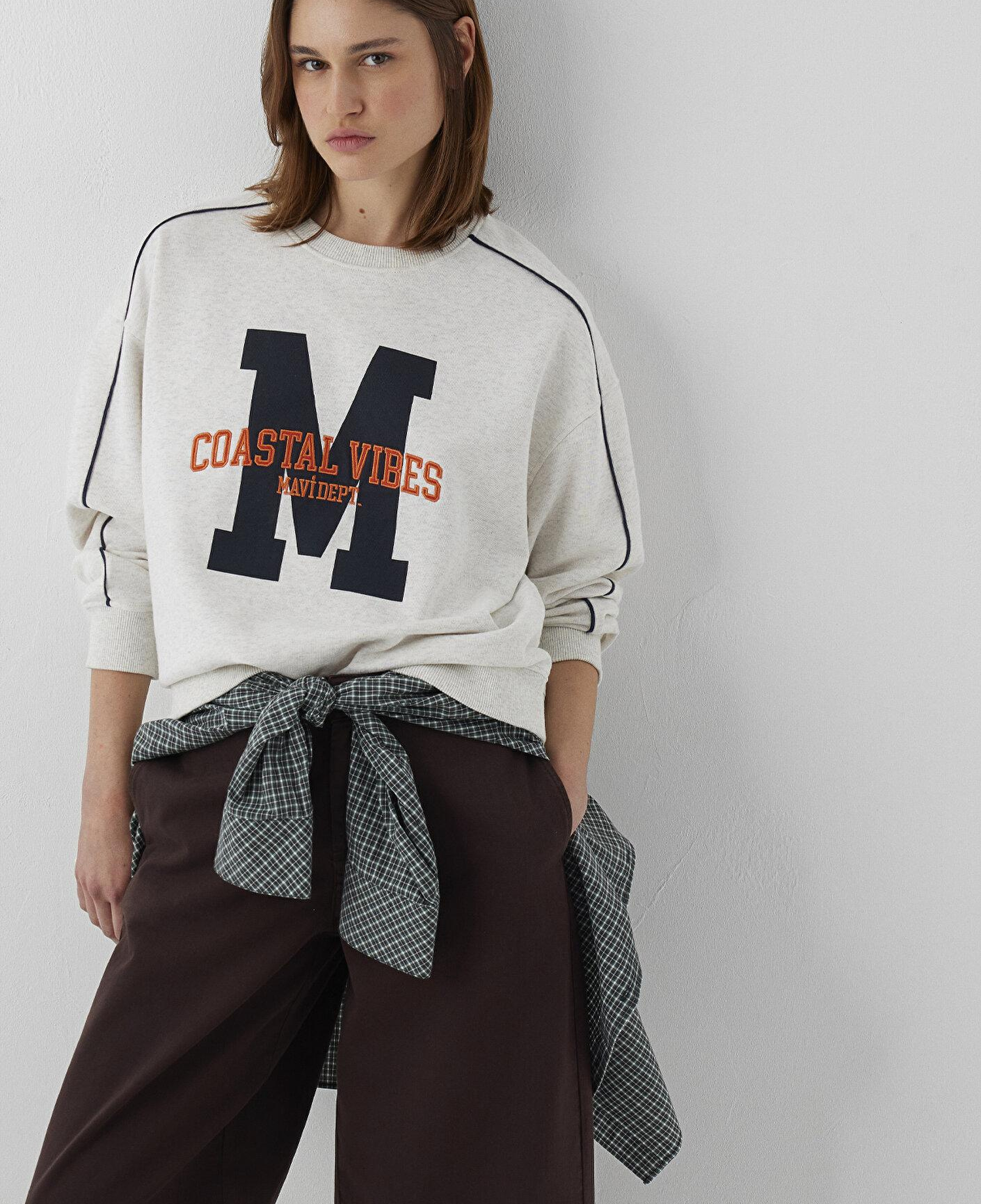 Mavi Bej Sweatshirt 1S10549-85576
