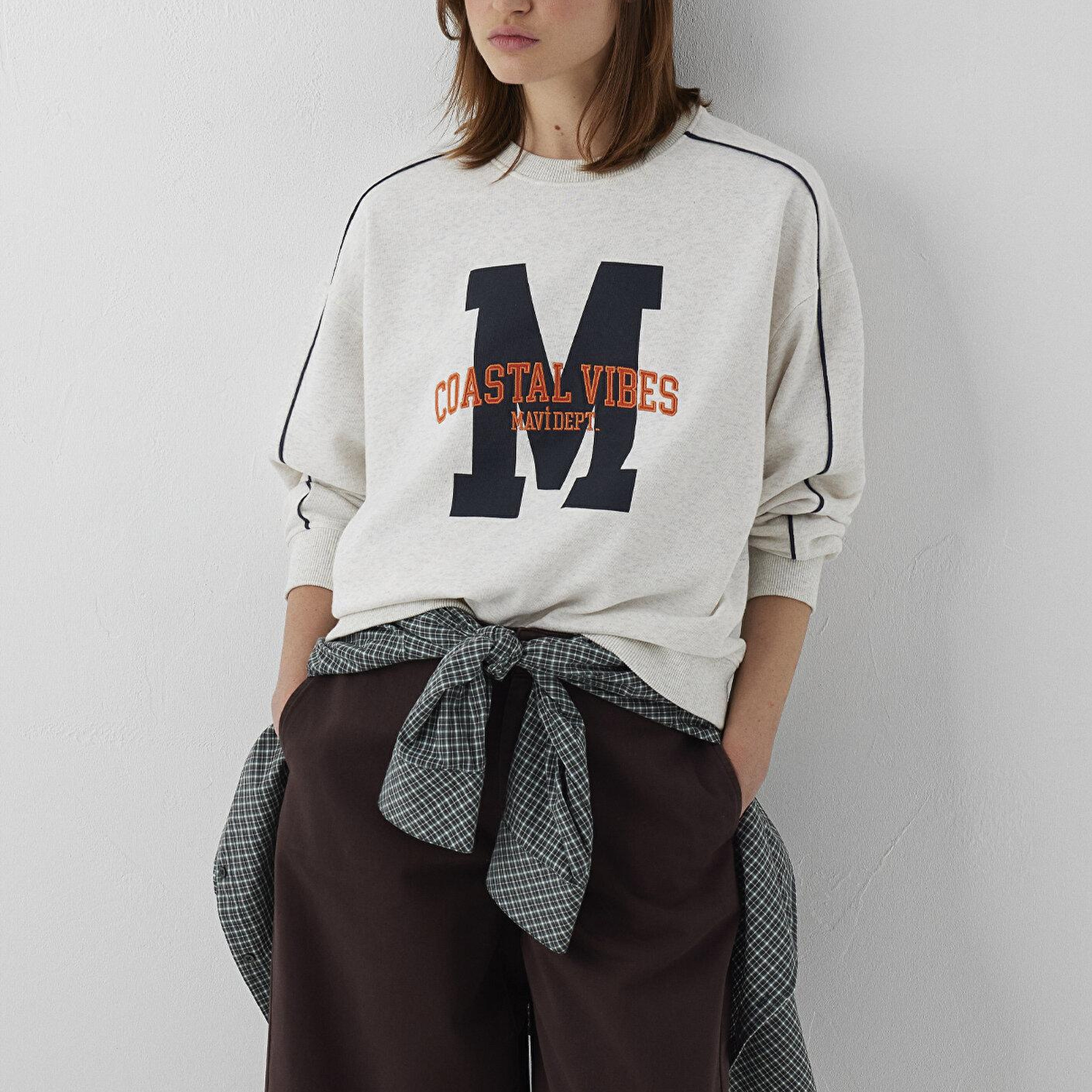 Mavi Bej Sweatshirt 1S10549-85576