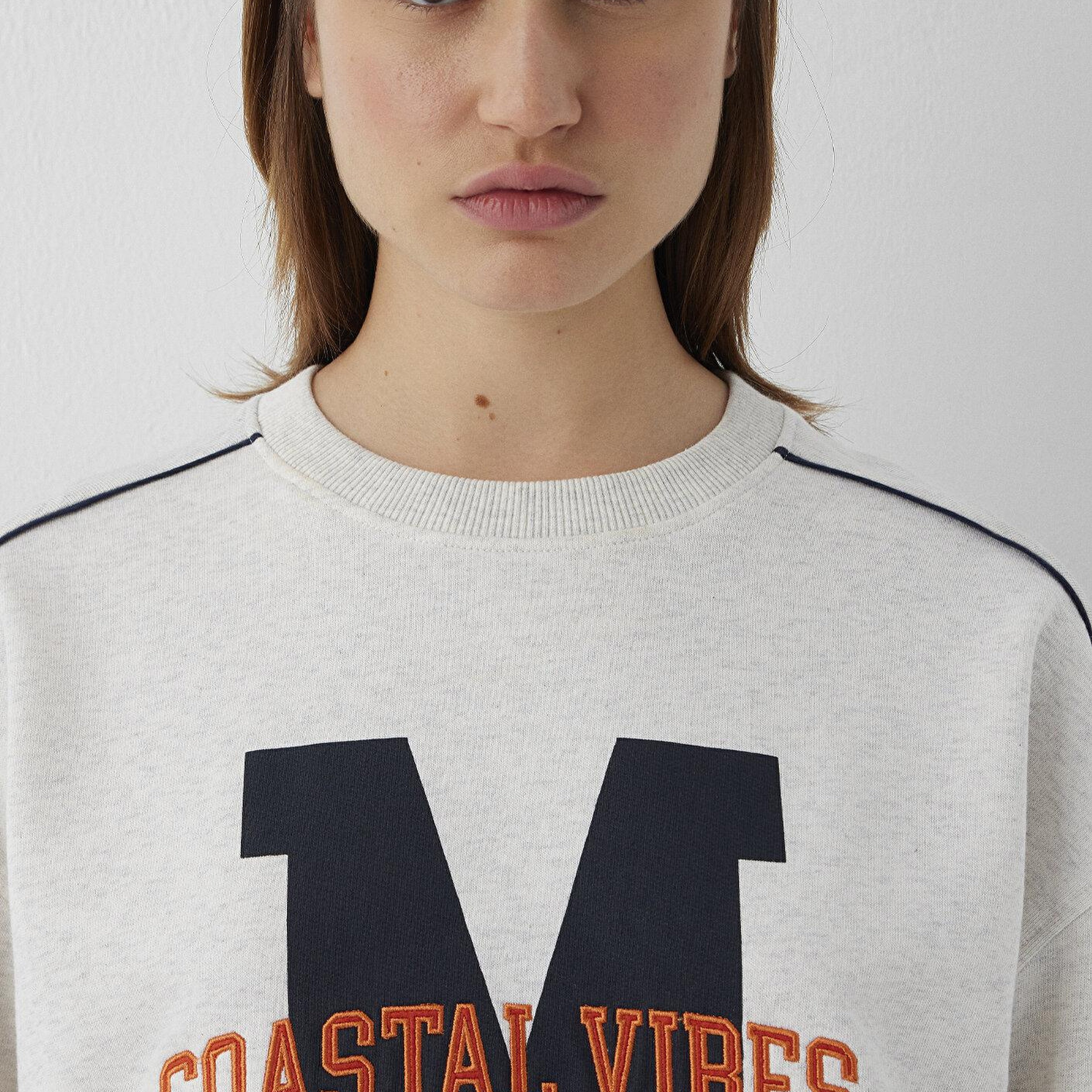 Mavi Bej Sweatshirt 1S10549-85576