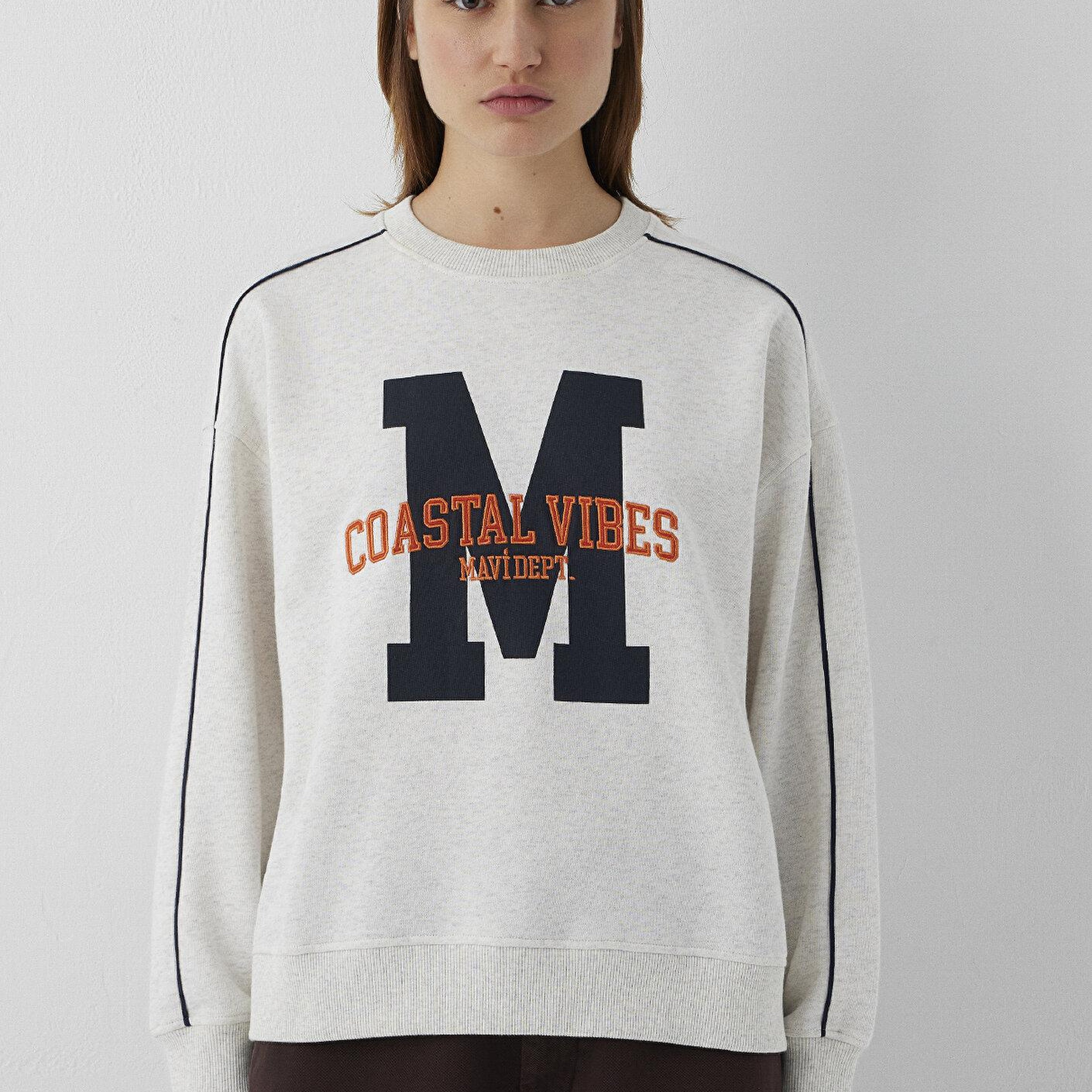 Mavi Bej Sweatshirt 1S10549-85576