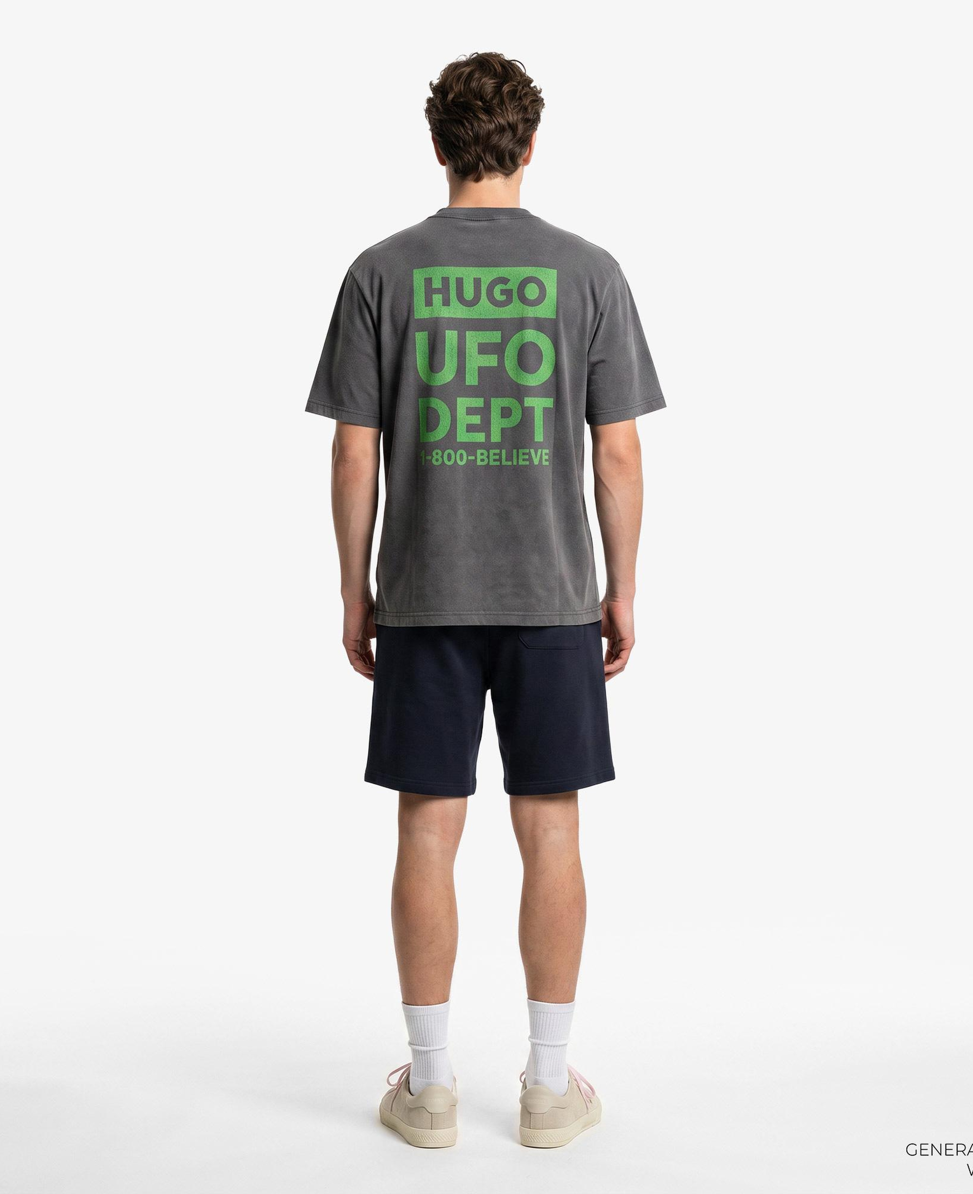 Hugo Nextralio Erkek Siyah T-Shirt