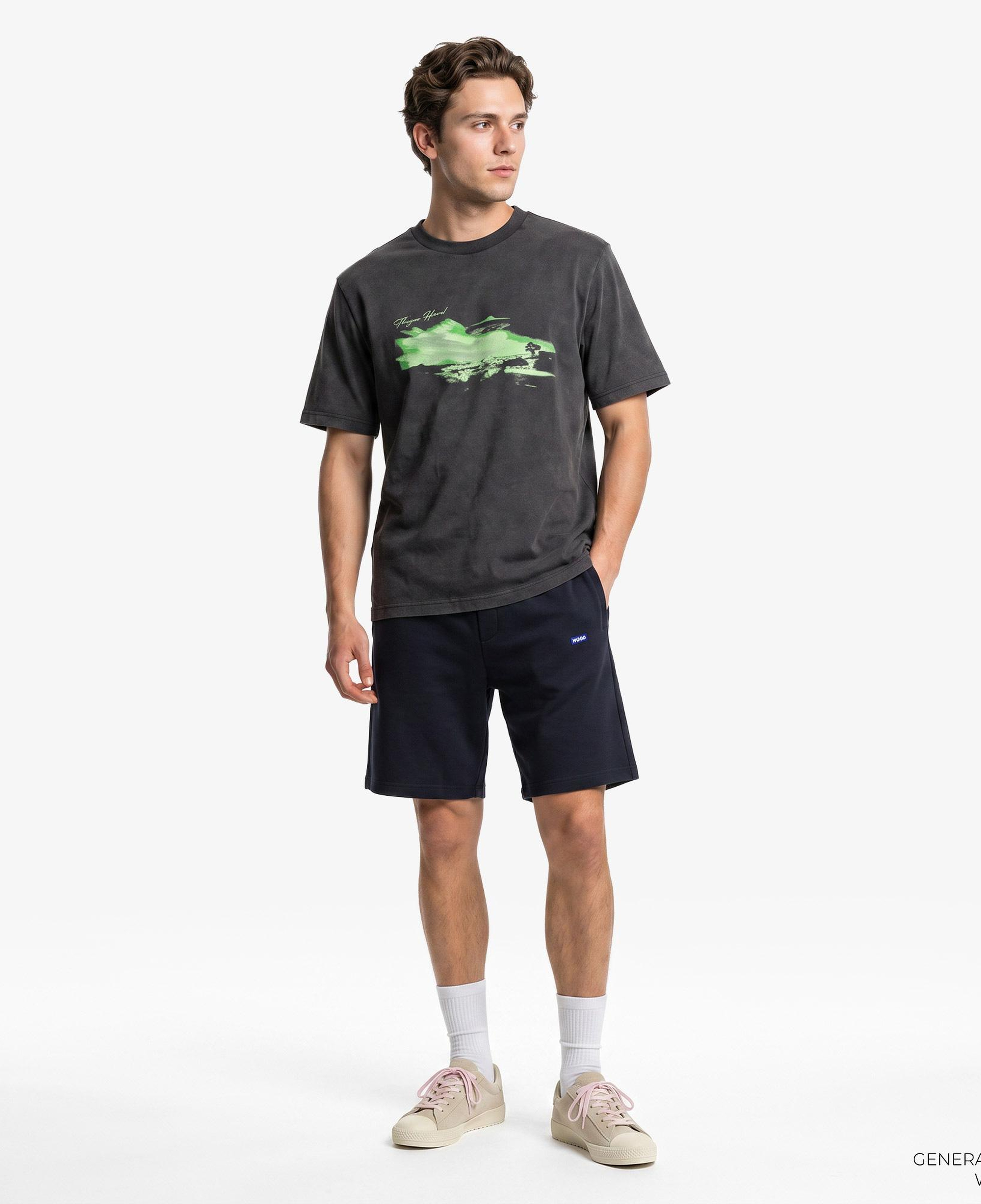Hugo Nextralio Erkek Siyah T-Shirt