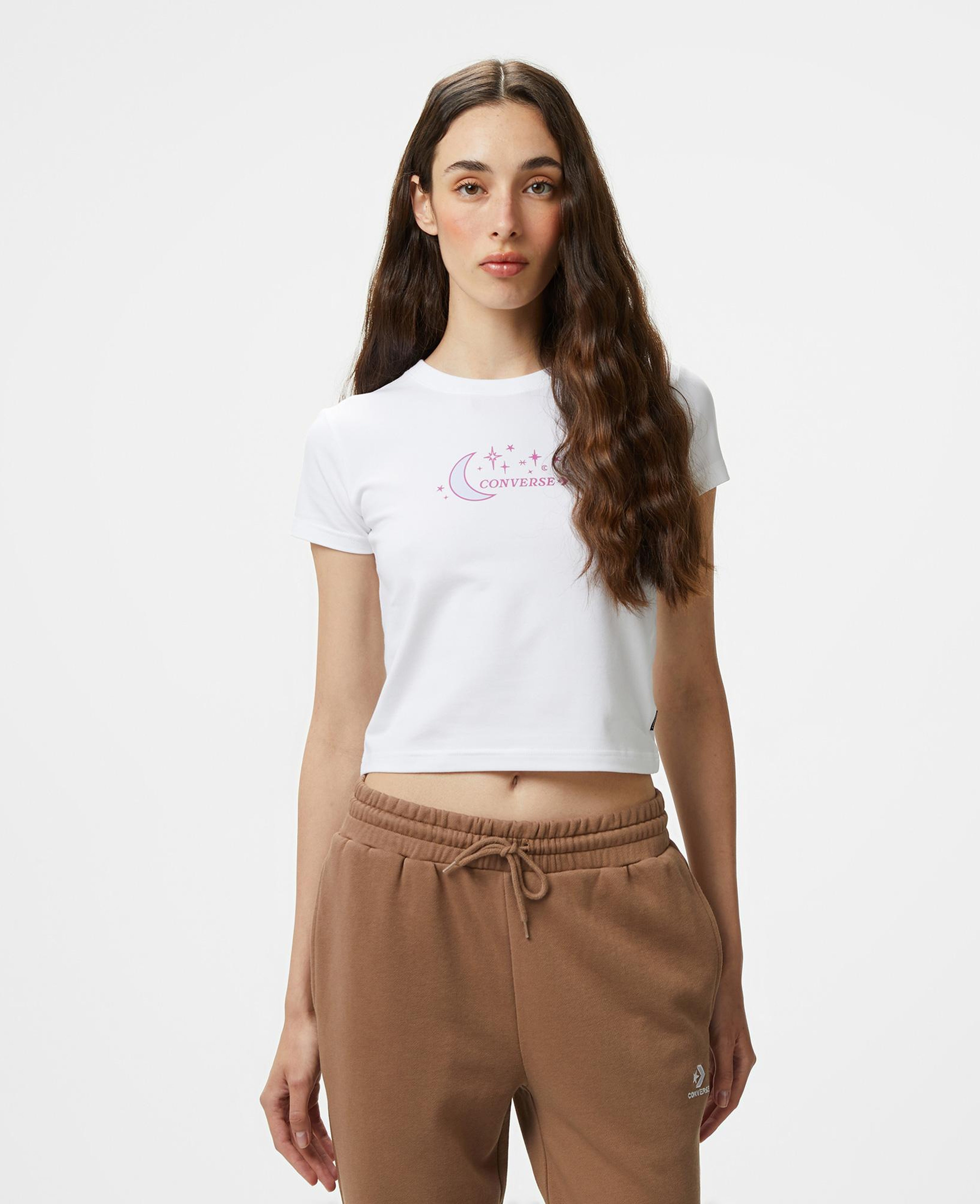 Converse Retro Kadın Beyaz T-Shirt