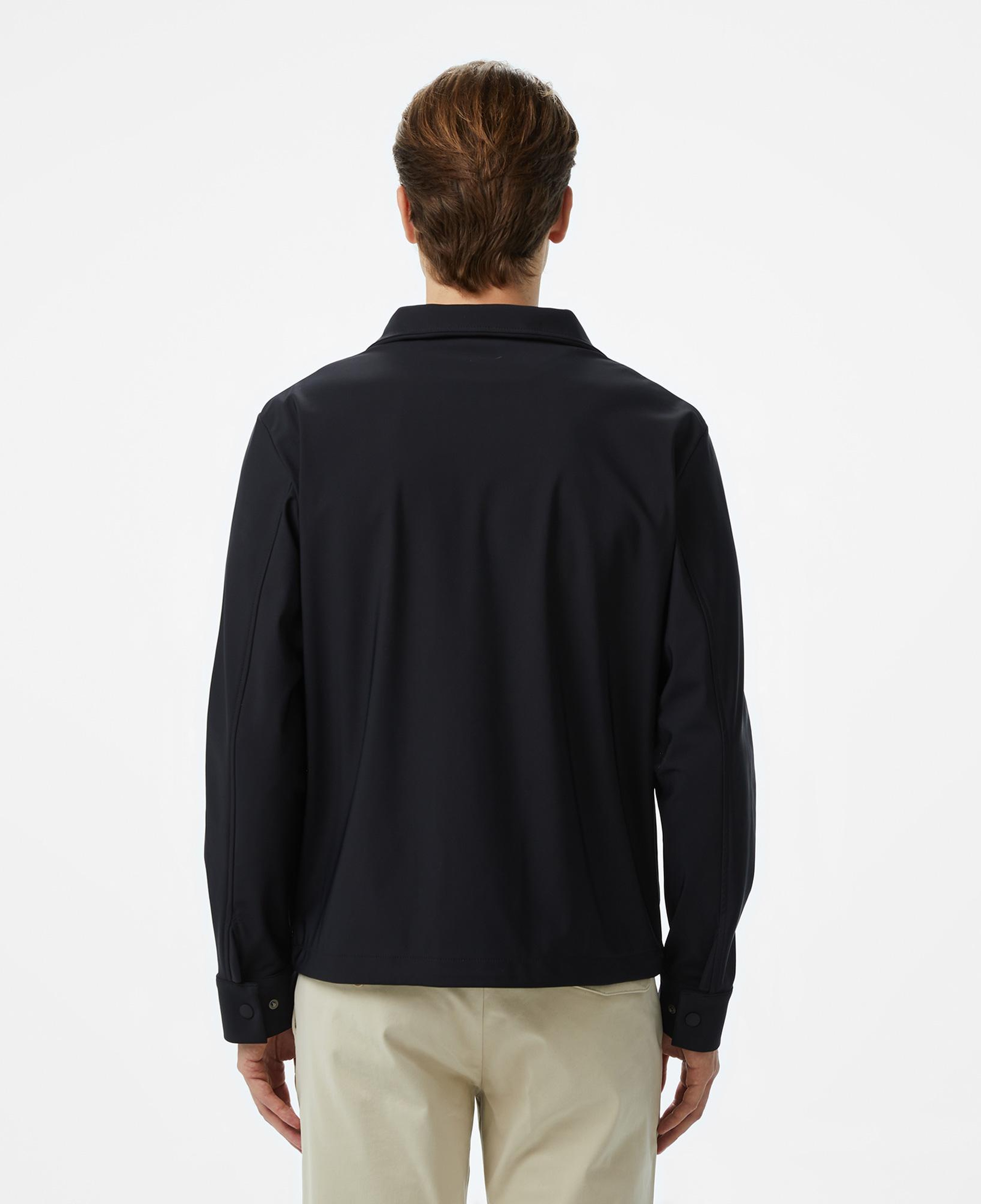 Lacoste Erkek Dik Yaka Kapitone Siyah Mont