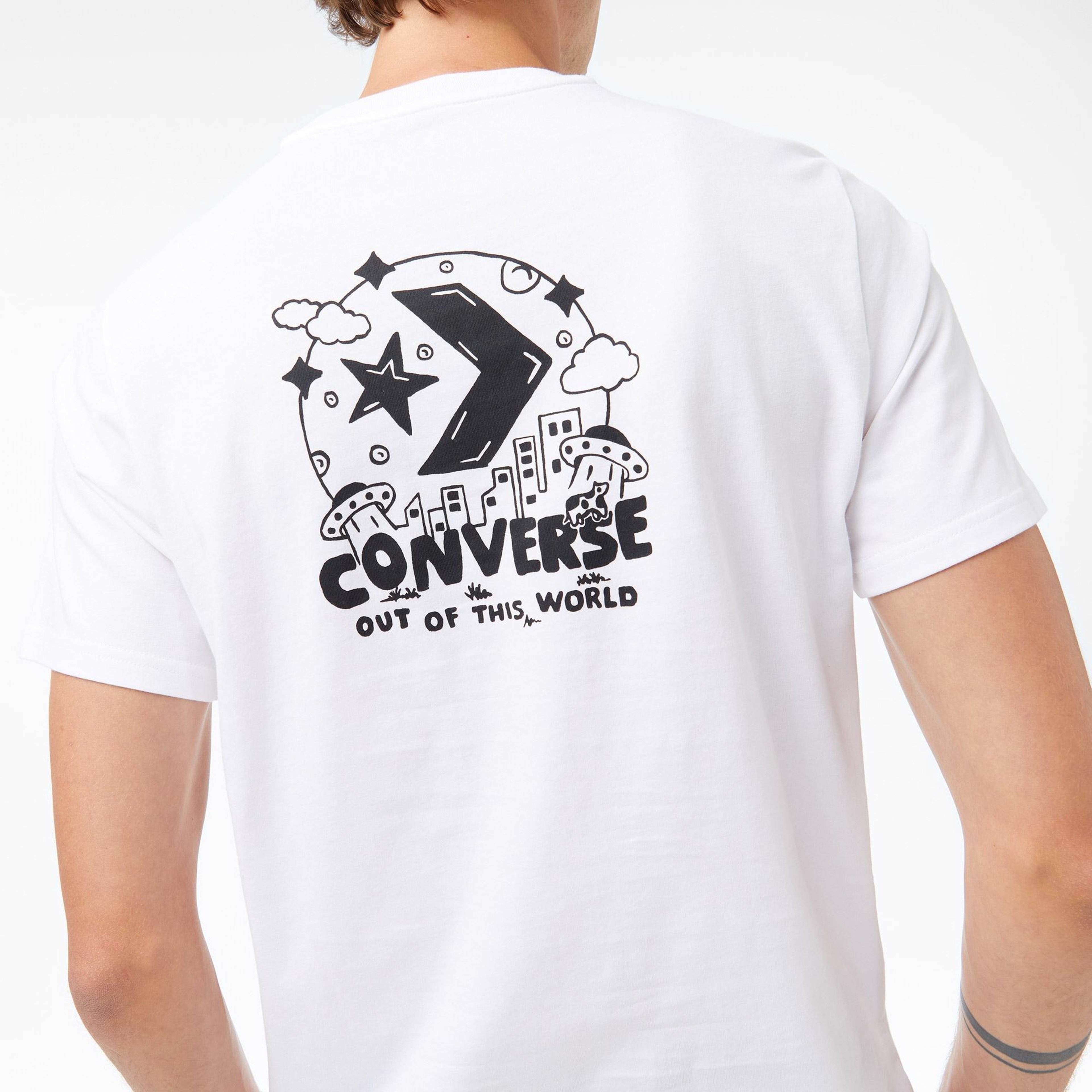 Converse Erkek Beyaz T-Shirt