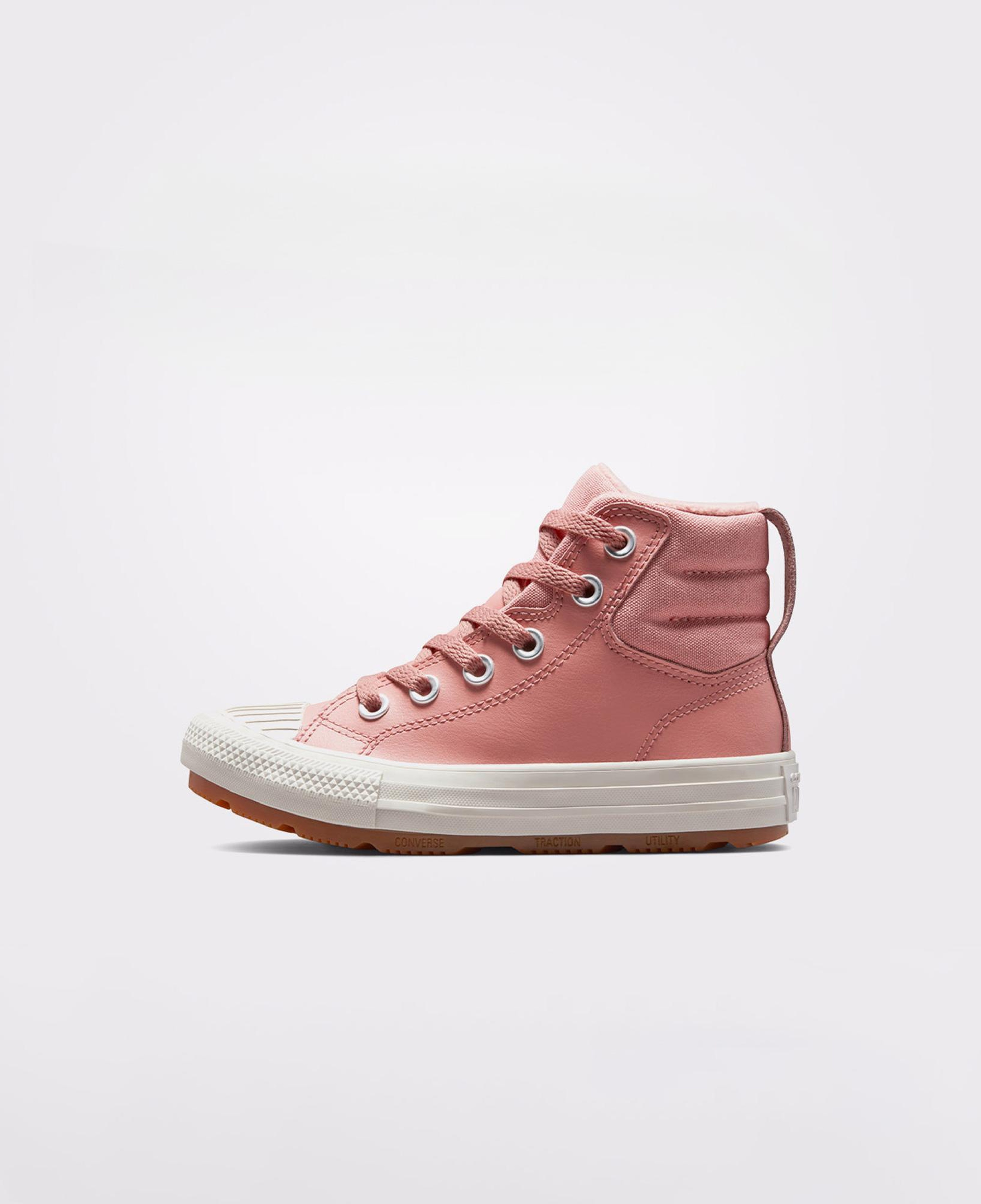 Converse Chuck Taylor All Star Berkshire Çocuk Pembe Deri Bot