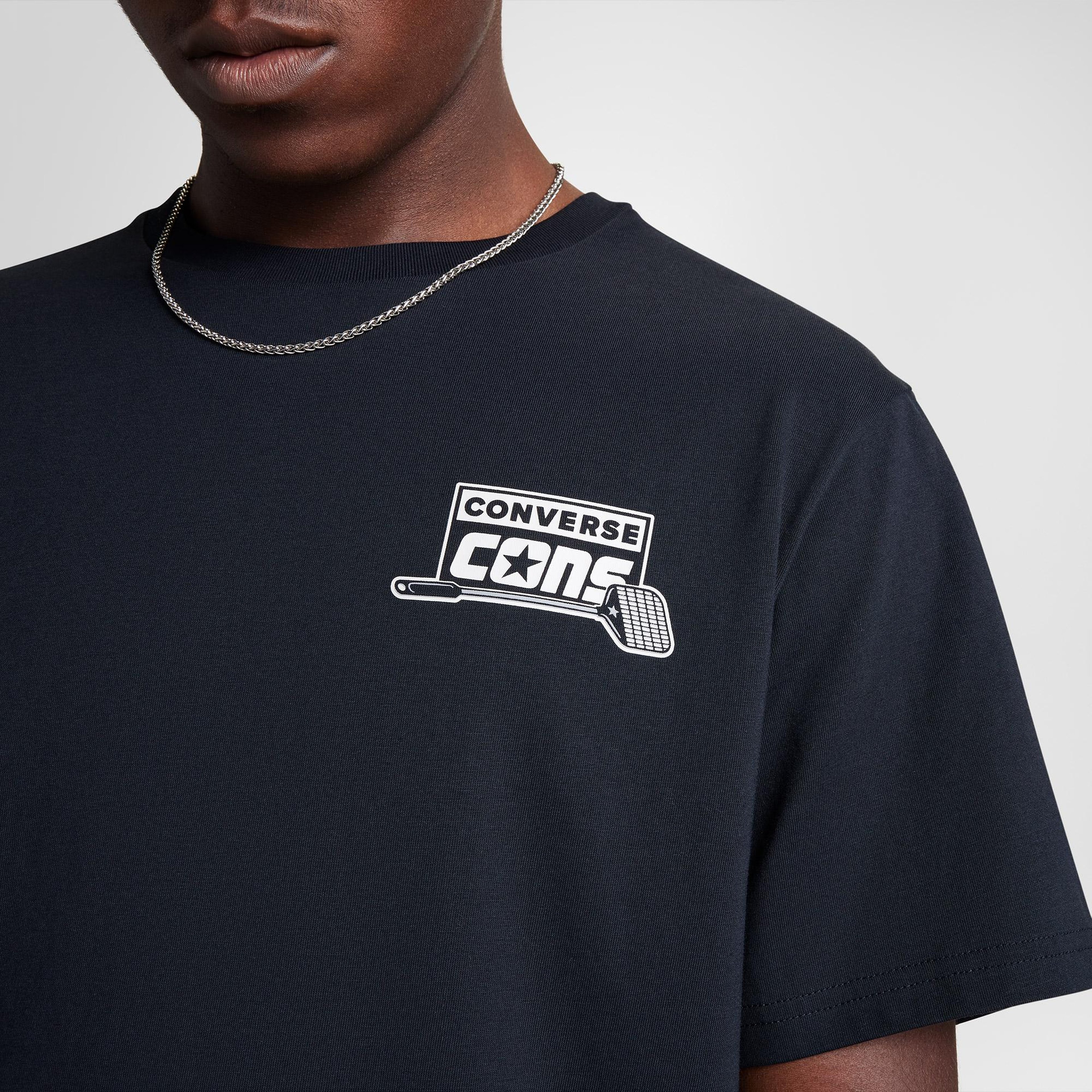 Converse Loose Fit Erkek Siyah T-Shirt