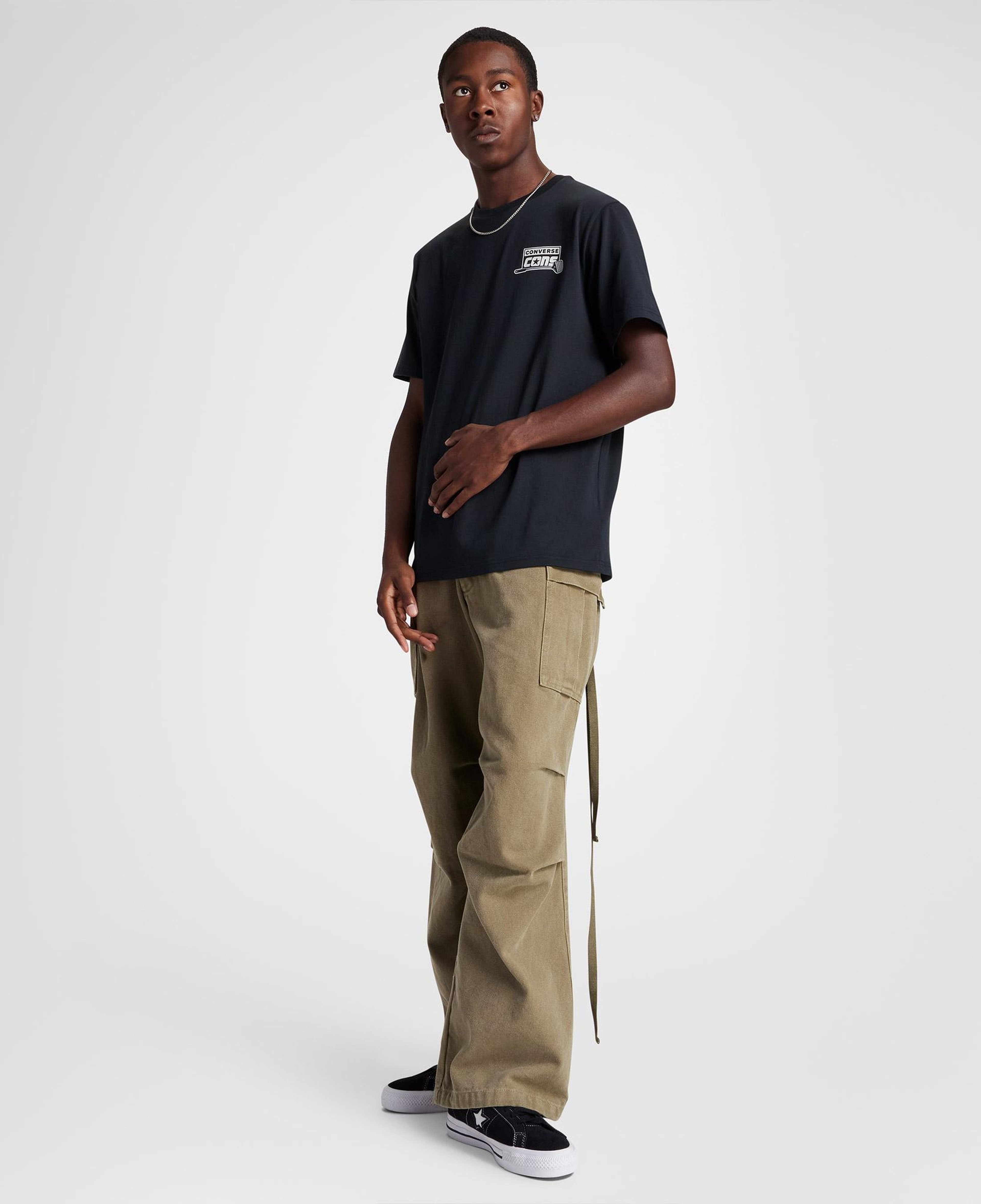 Converse Loose Fit Erkek Siyah T-Shirt