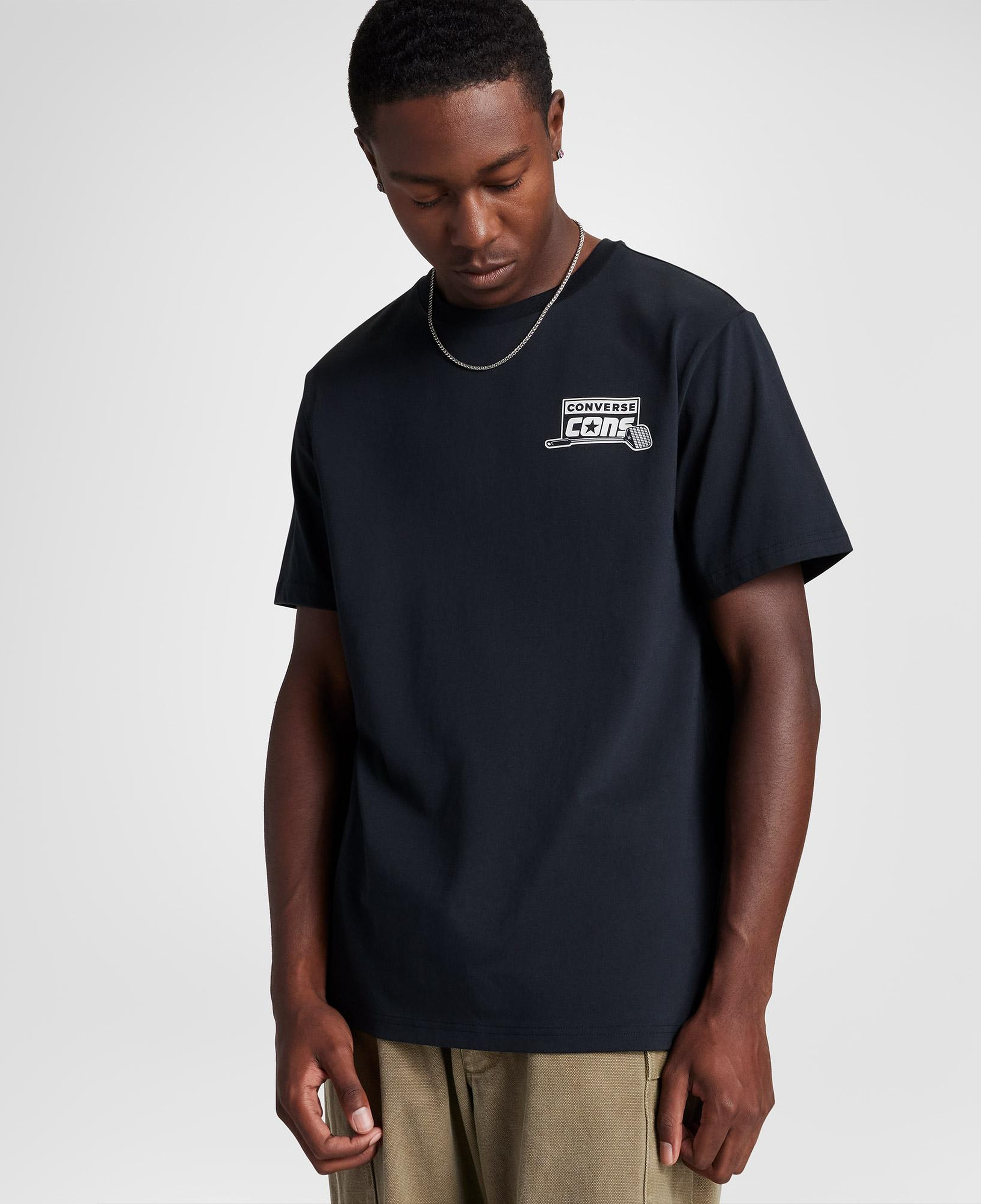 Converse Loose Fit Erkek Siyah T-Shirt