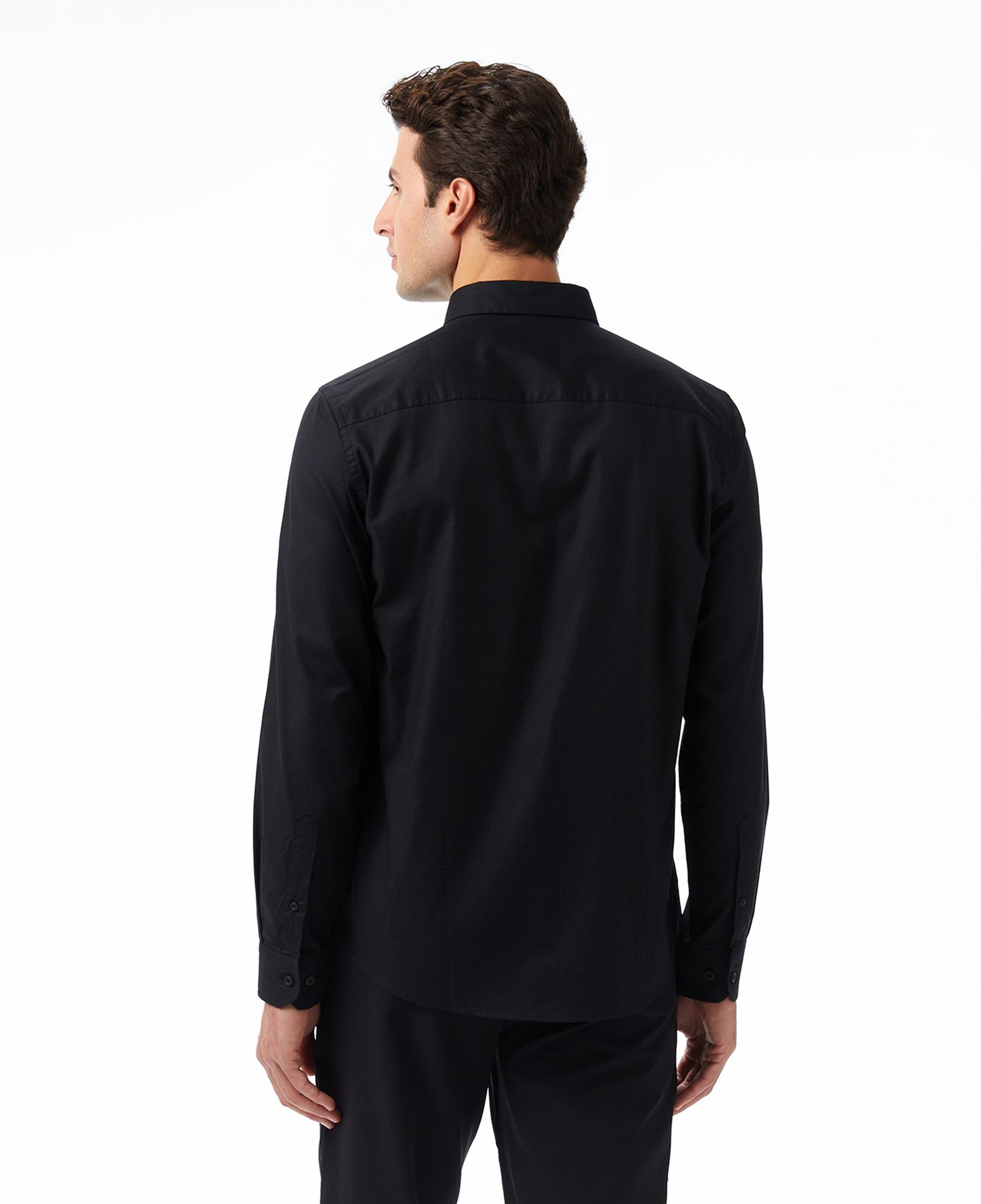 Nautica Erkek Siyah Slim Fit Gömlek