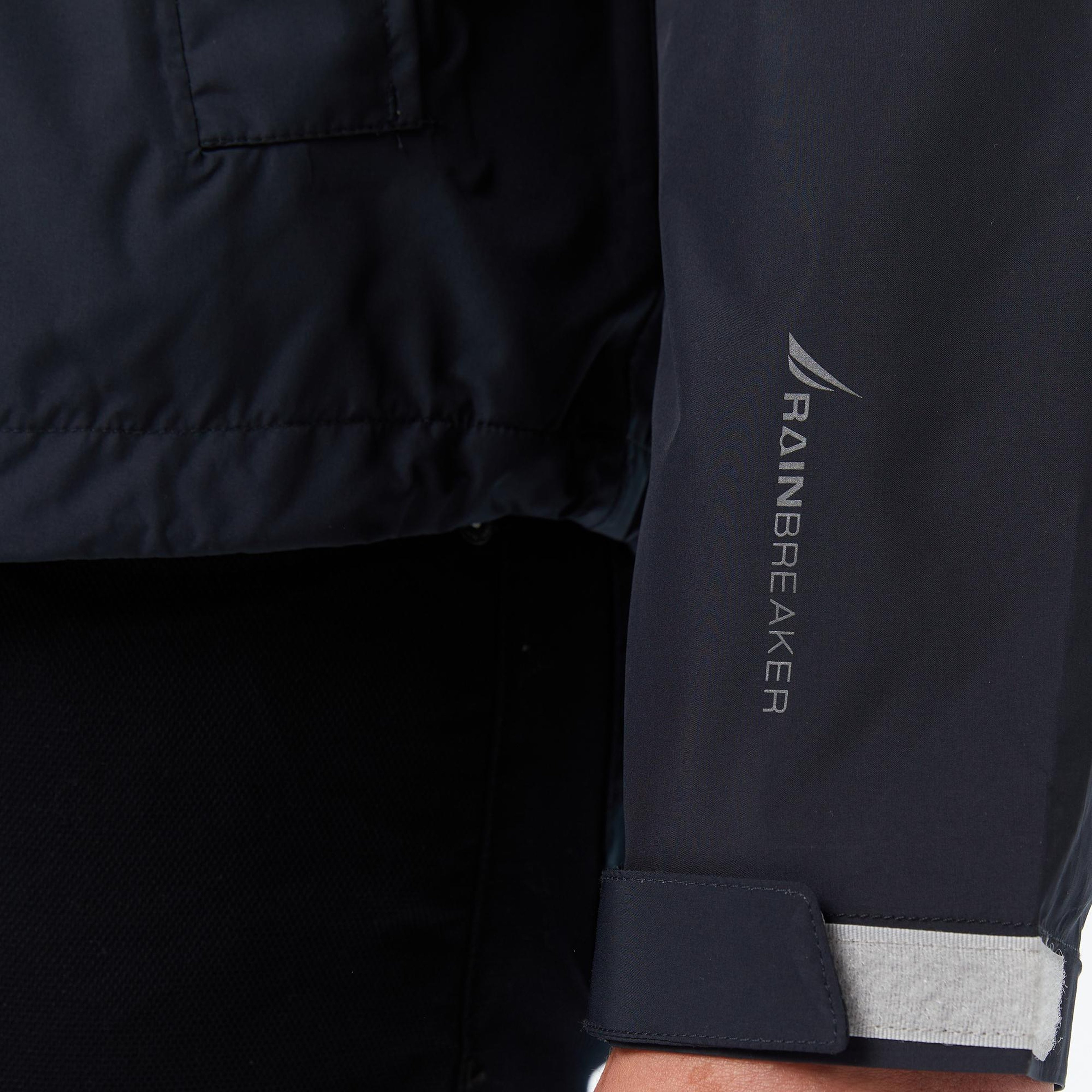 Nautica Erkek Siyah Regular Fit Kapüşonlu Su Geçirmez Mont