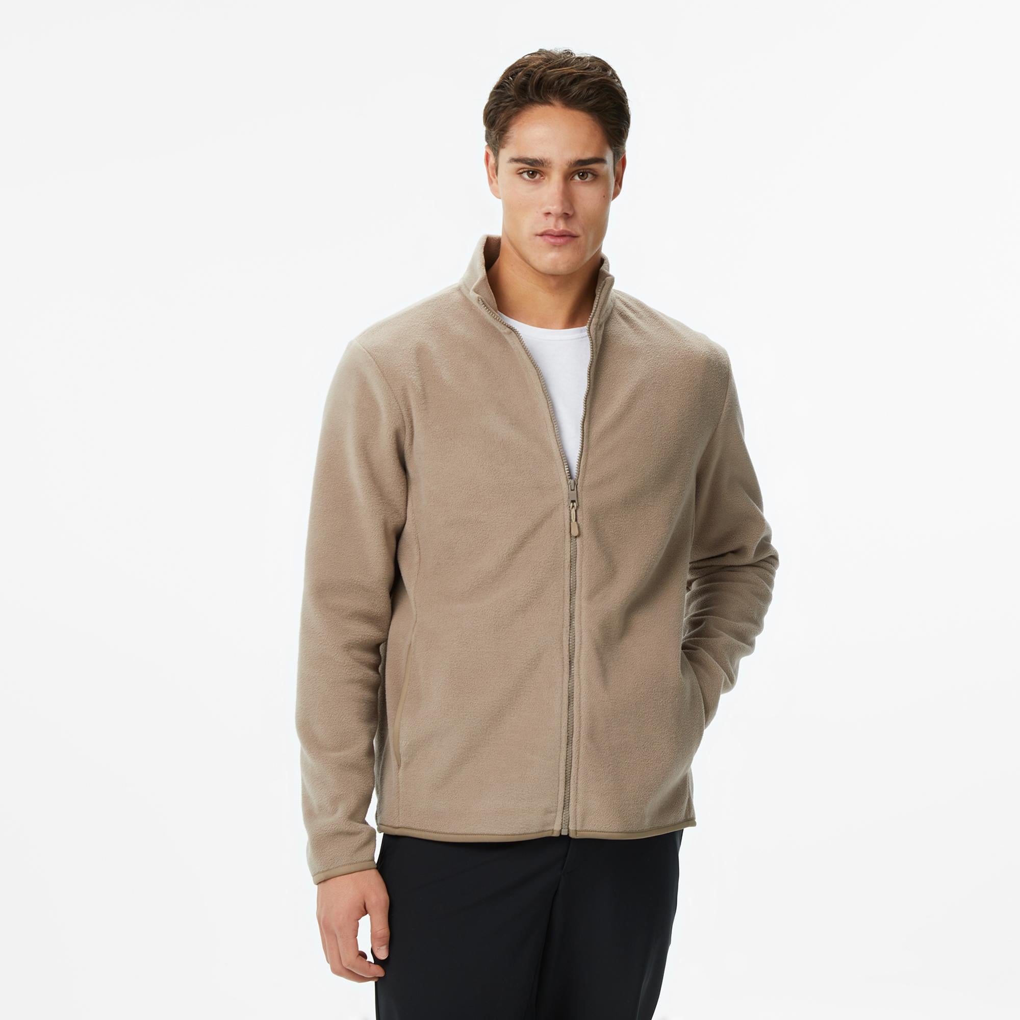 Nautica Erkek Bej Regular Fit Polar