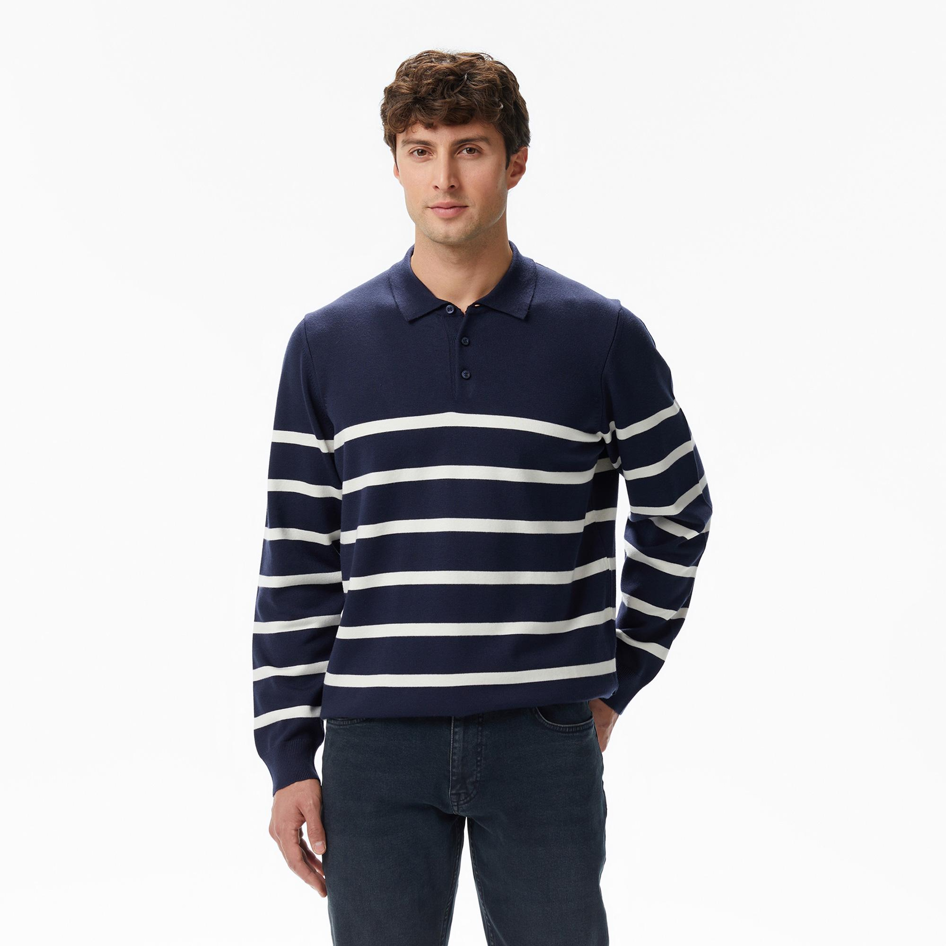 Nautica Erkek Lacivert Regular Fit Kazak