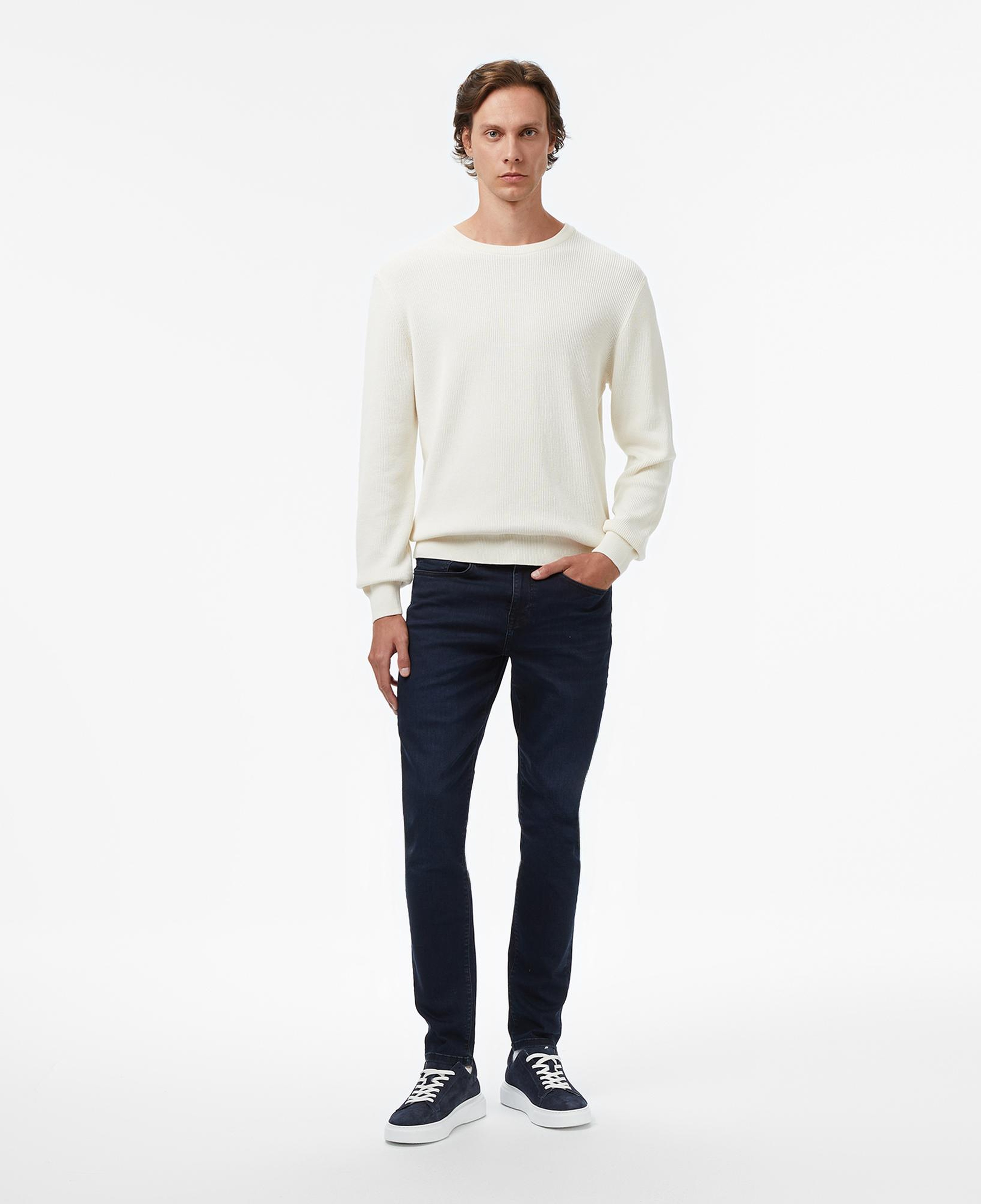 Nautica Erkek Krem Classic Fit Kazak