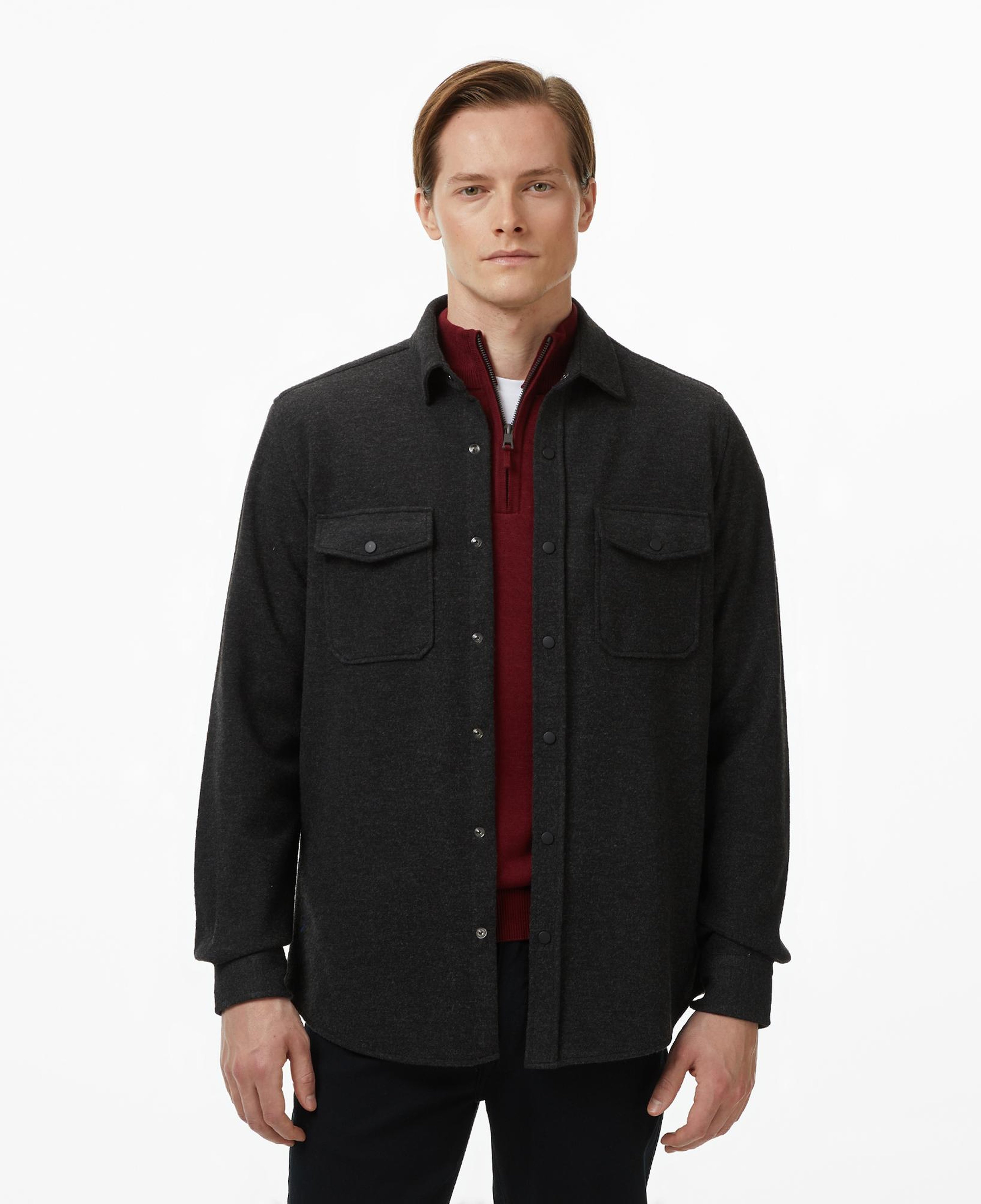 Nautica Erkek Siyah Classic Fit Gömlek