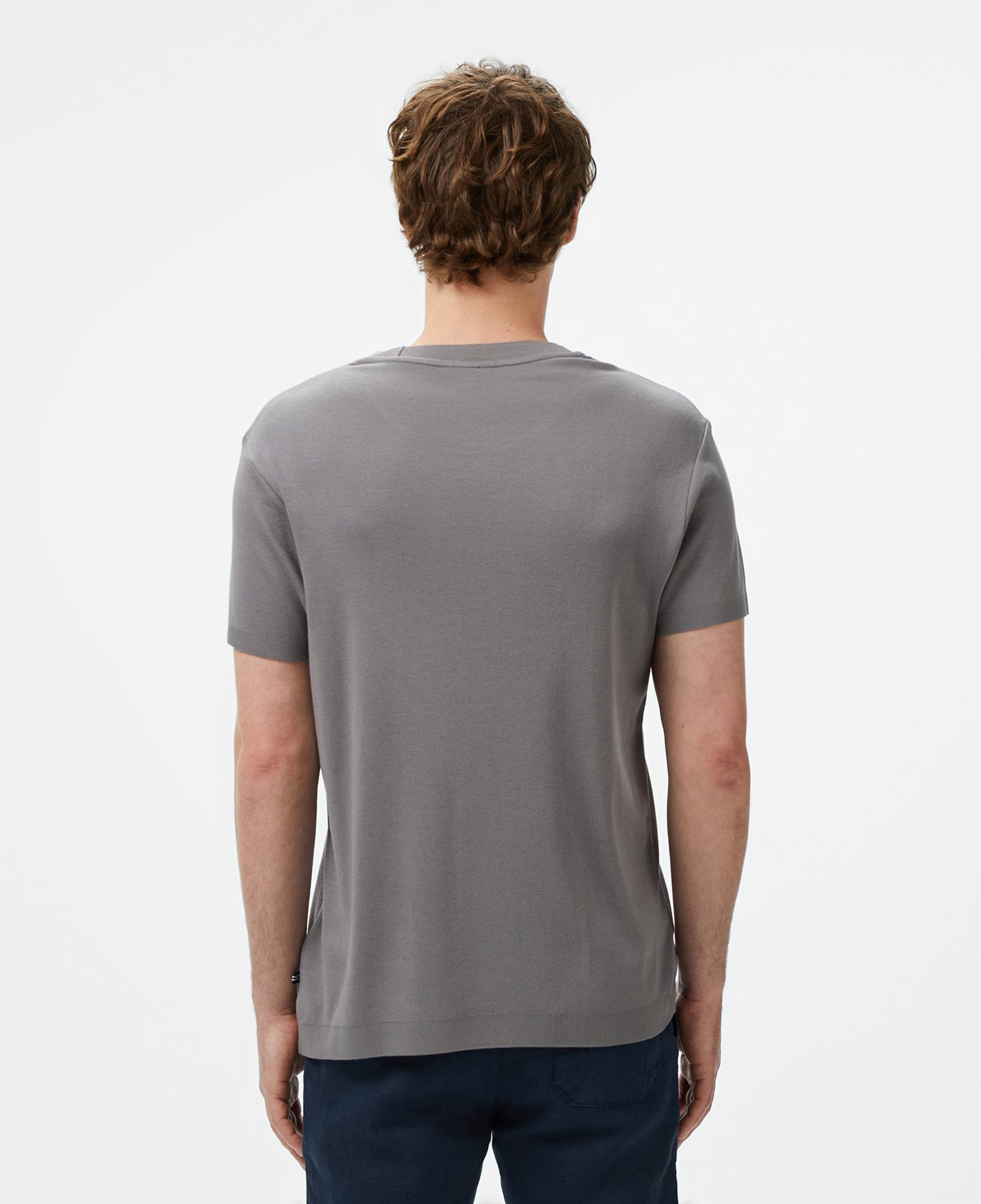 Nautica Erkek Gri Regular Fit Modal Karışımlı T-Shirt