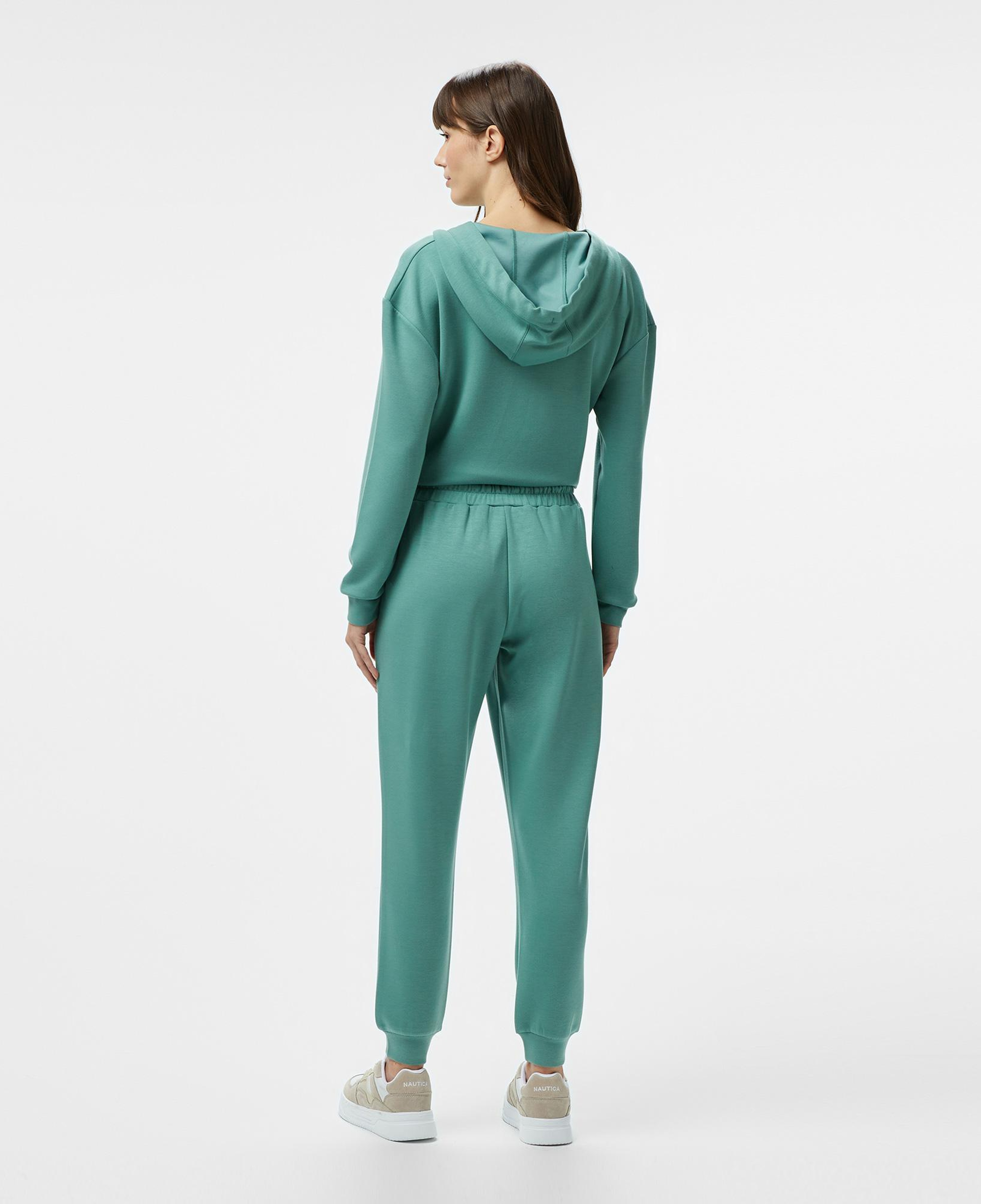 Nautica Kadın Yeşil Regular Fit Modal Karışımlı Eşofman Altı