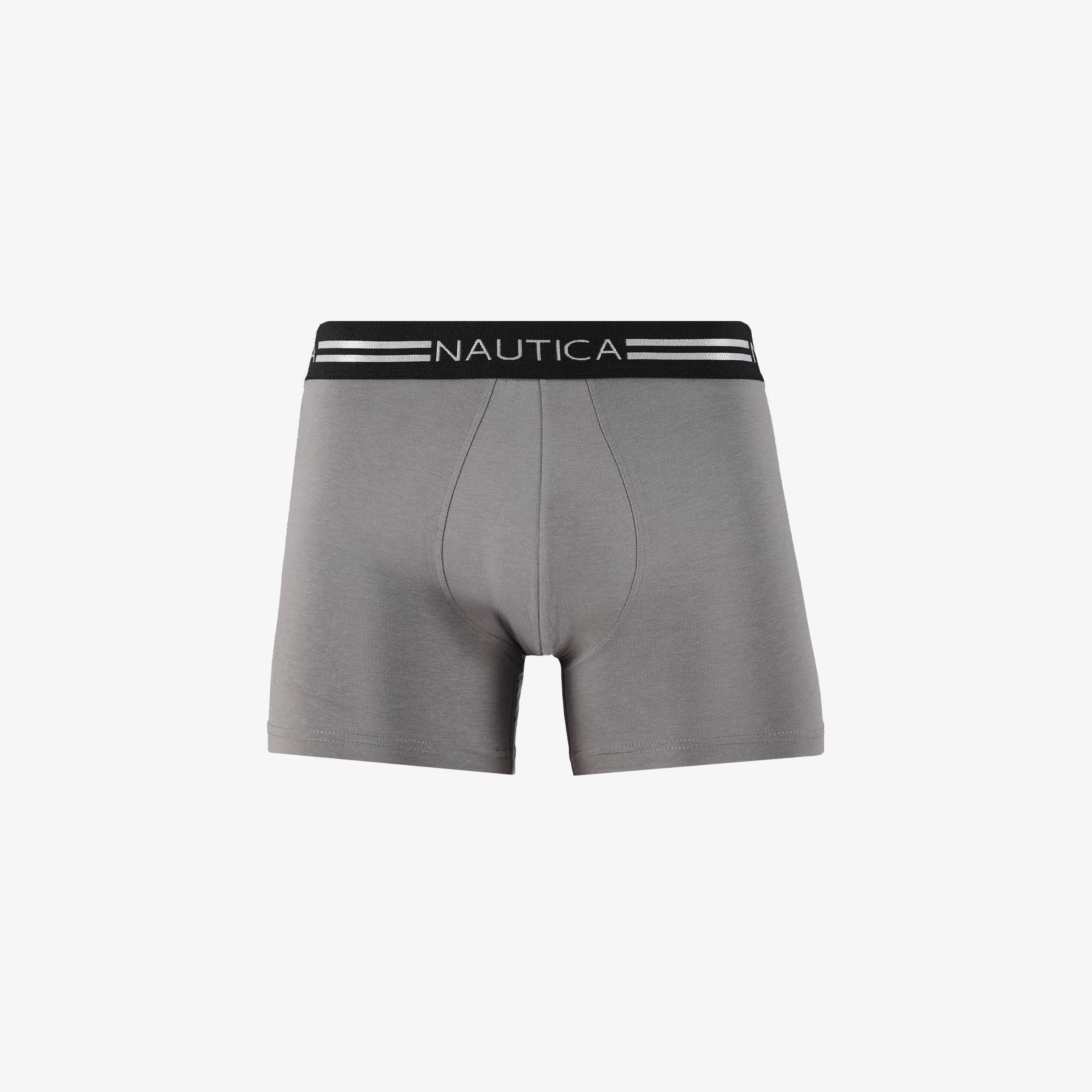 Nautica Erkek Gri Standart Fit 2'li Modal Karışımlı Boxer