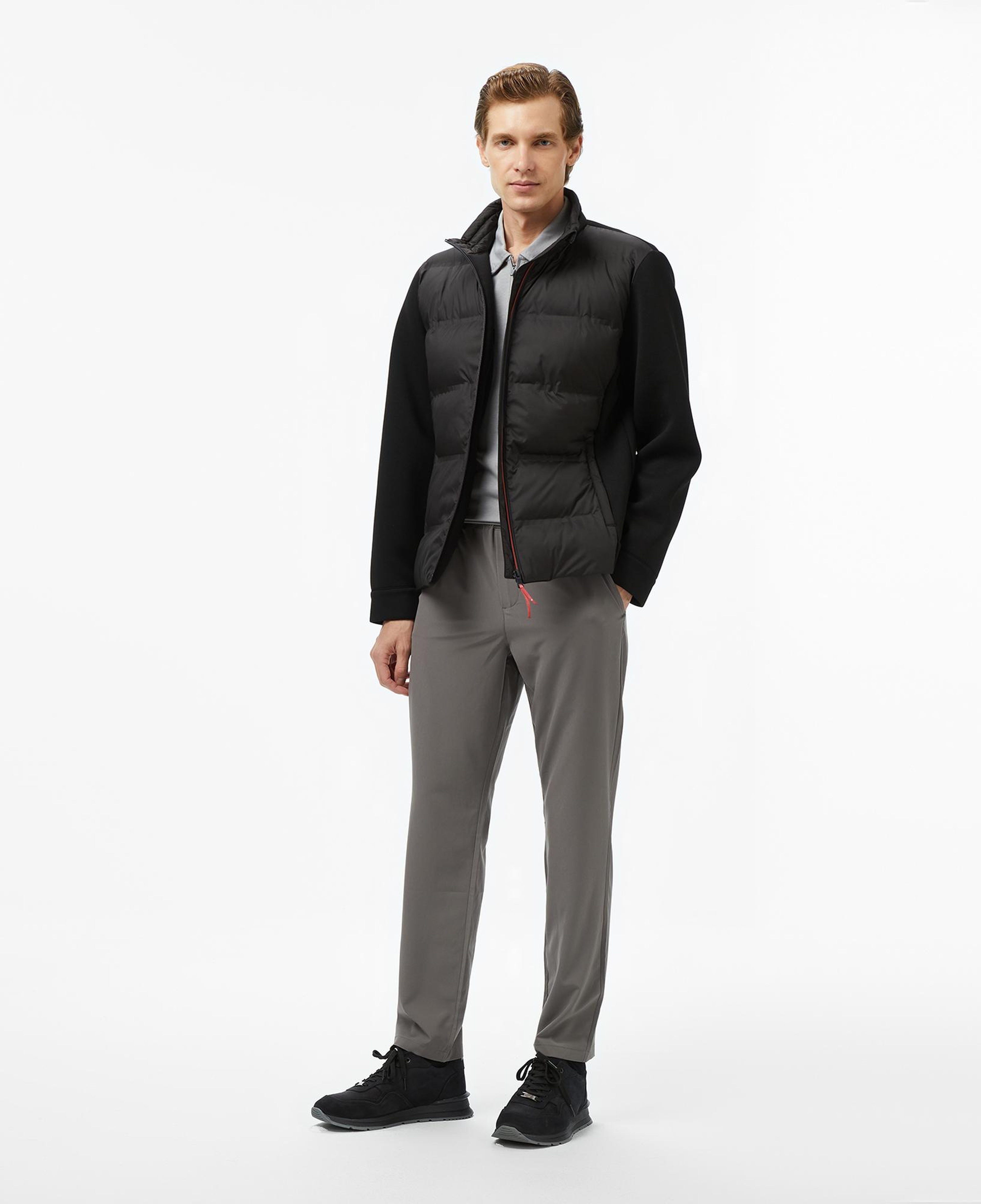 Nautica Erkek Siyah Regular Fit Mont
