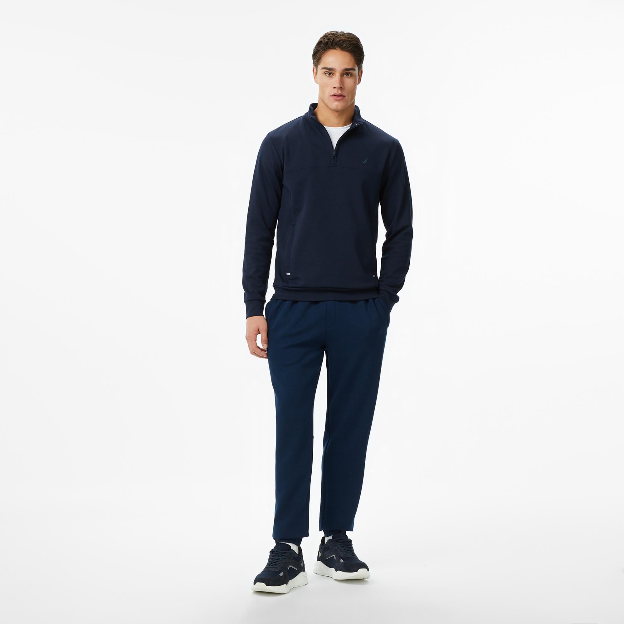 Nautica Erkek Gri Classic Fit Kazak