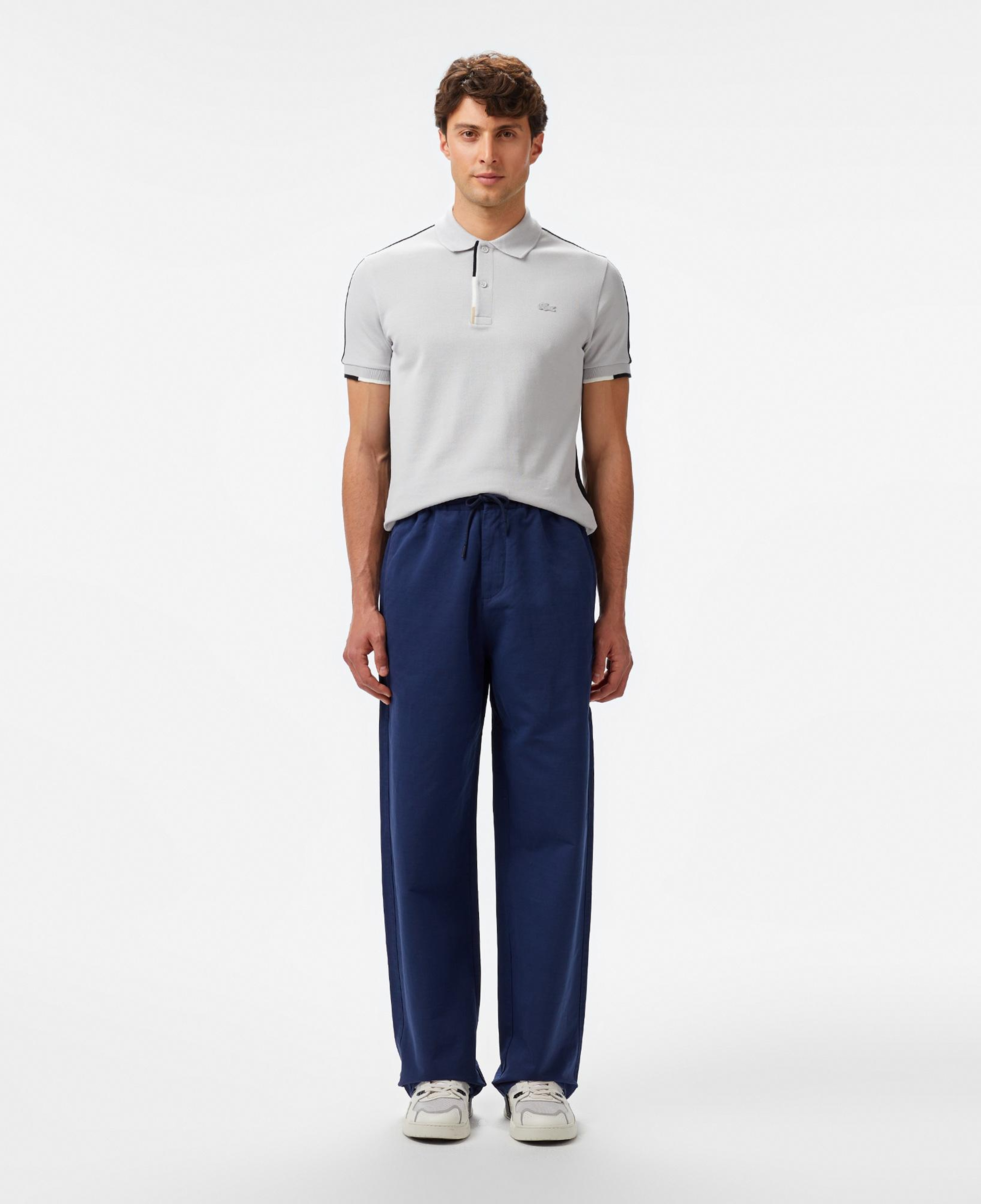 Lacoste Erkek Regular Fit Renk Bloklu Gri Polo