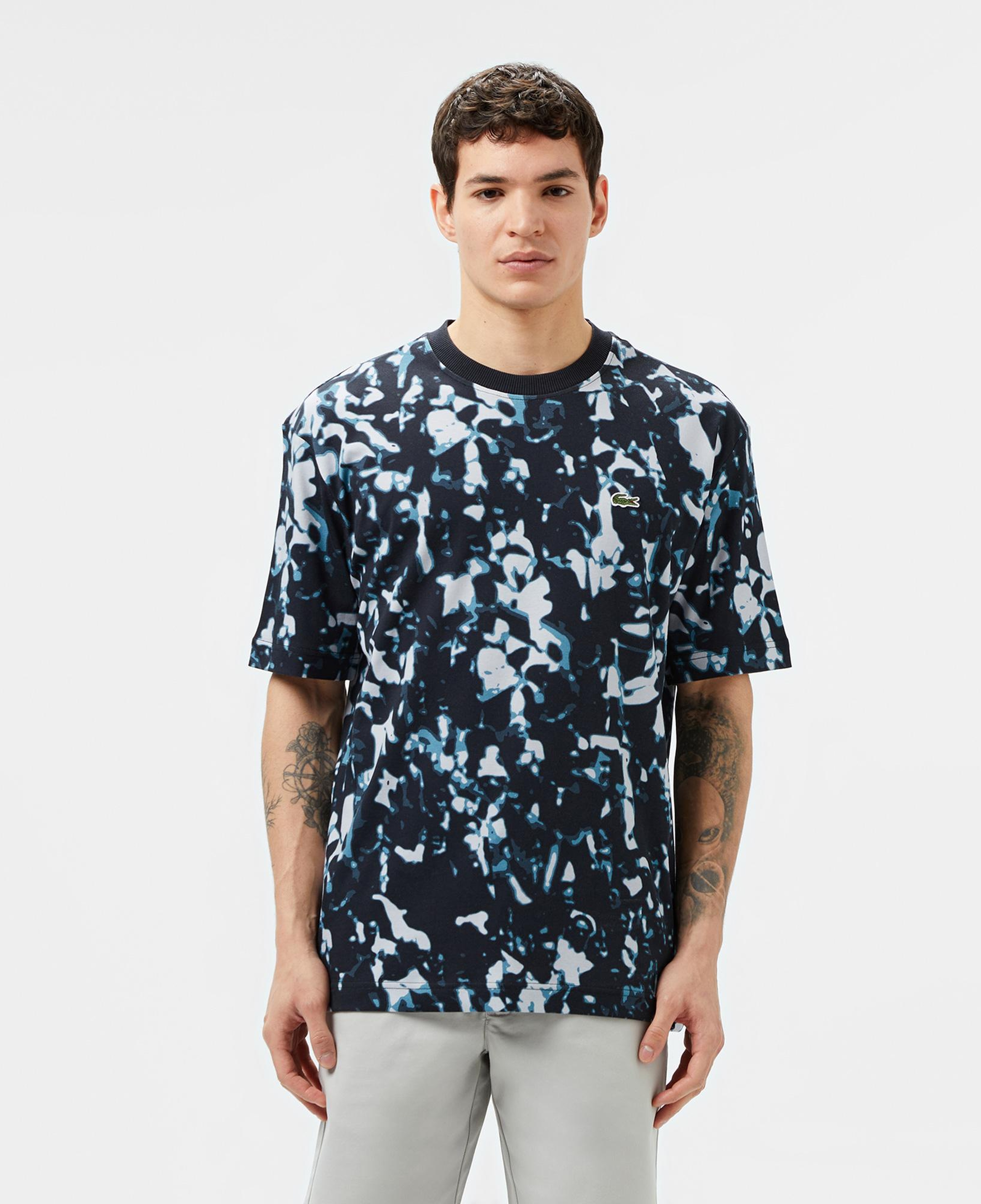 Lacoste Sport Slim Fit Erkek Siyah T-Shirt