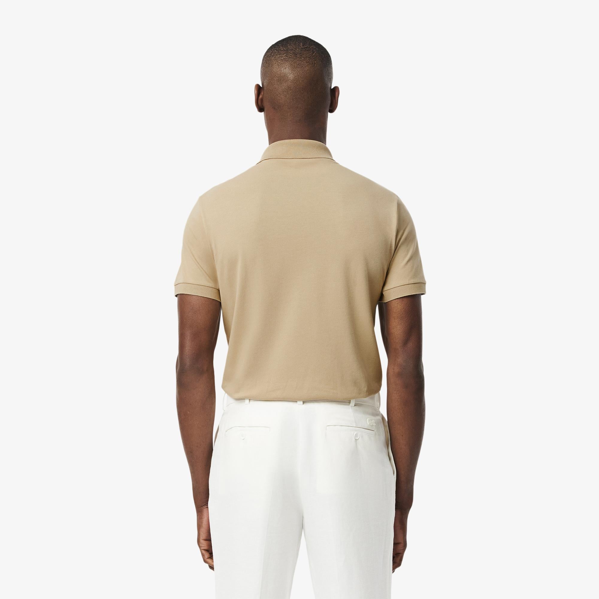 L.12.12 Light Erkek Classic Fit Bej Polo
