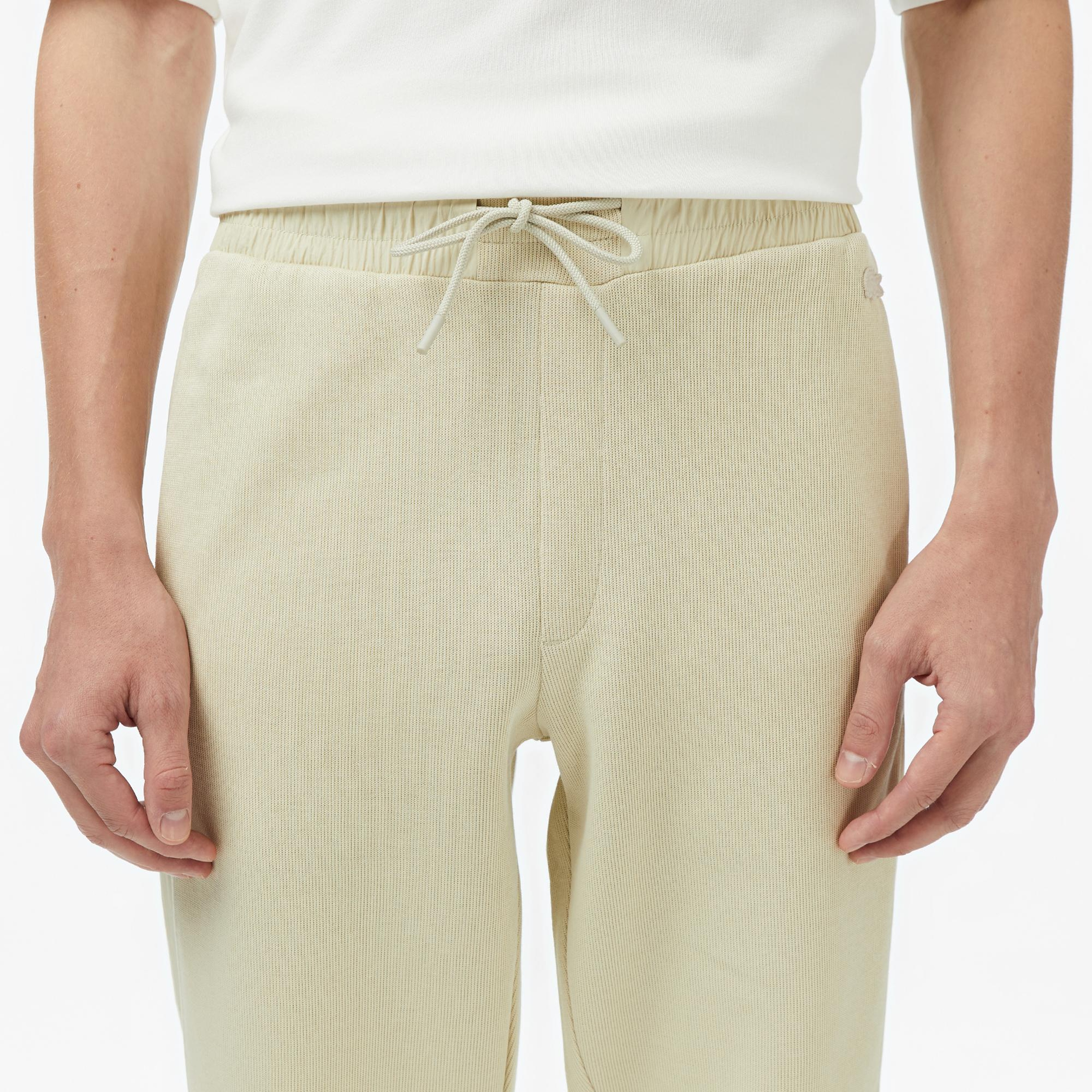 Erkek Classic Fit Bej Eşofman Altı
