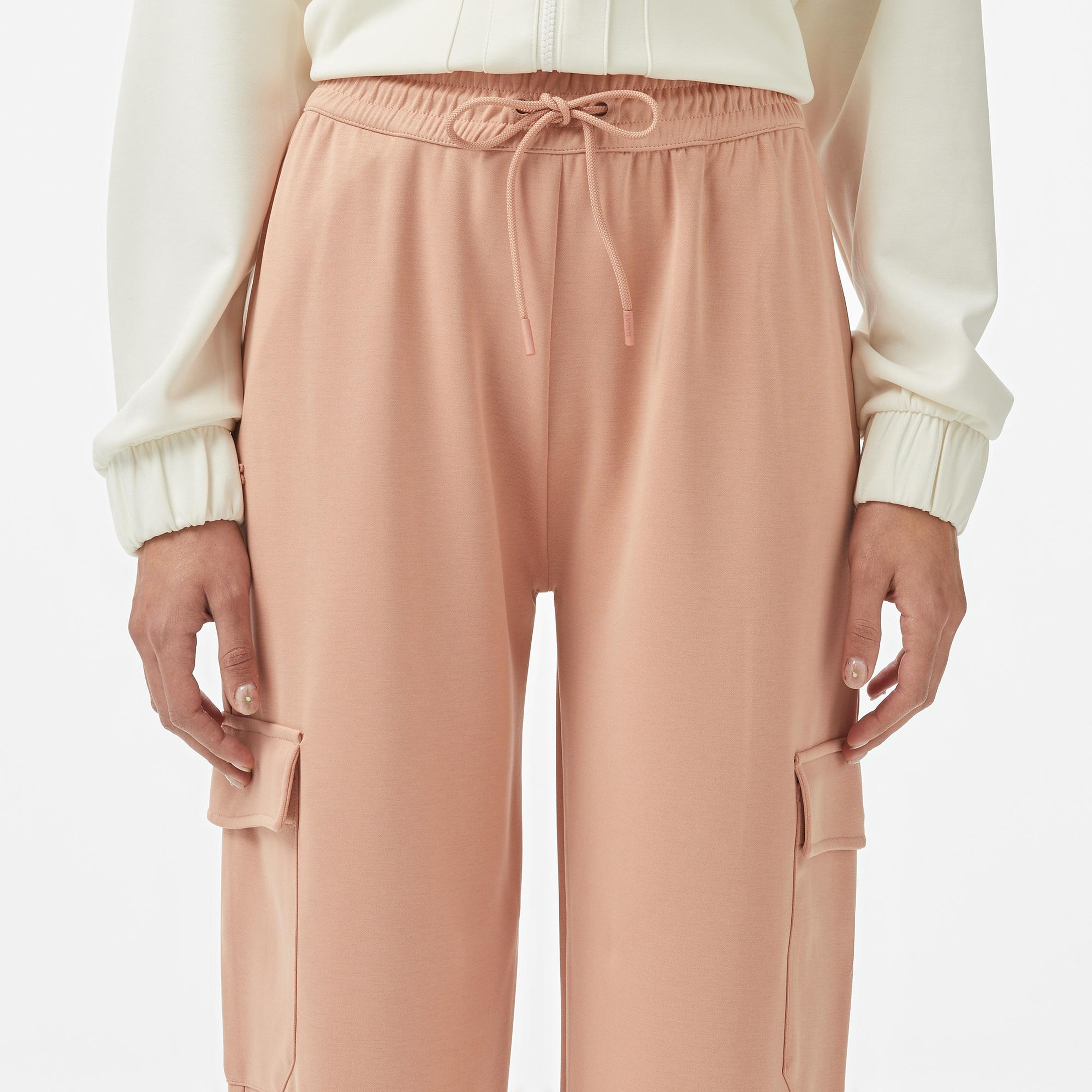 Kadın Relaxed Fit Pembe Modal Karışımlı Eşofman Altı