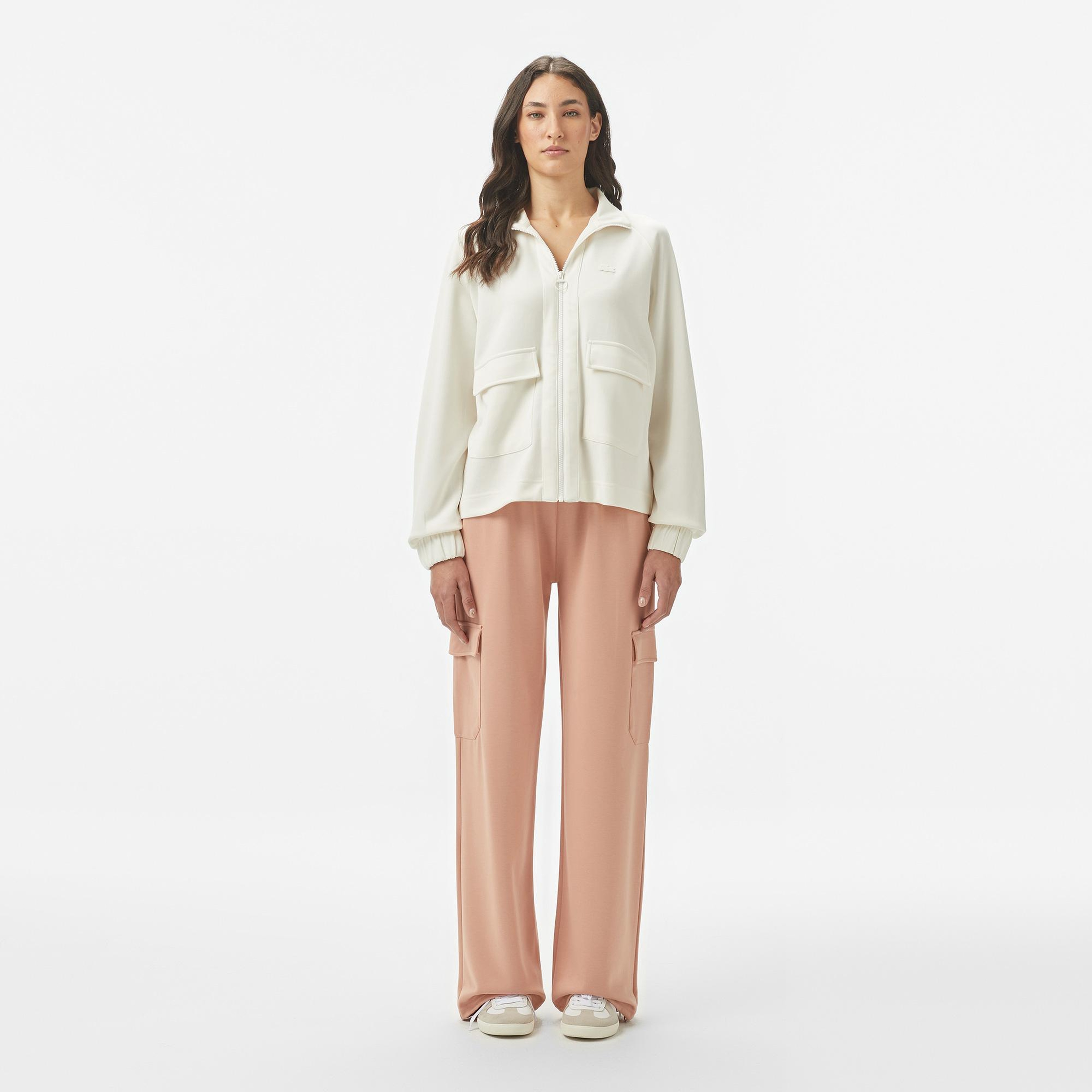 Kadın Relaxed Fit Pembe Modal Karışımlı Eşofman Altı
