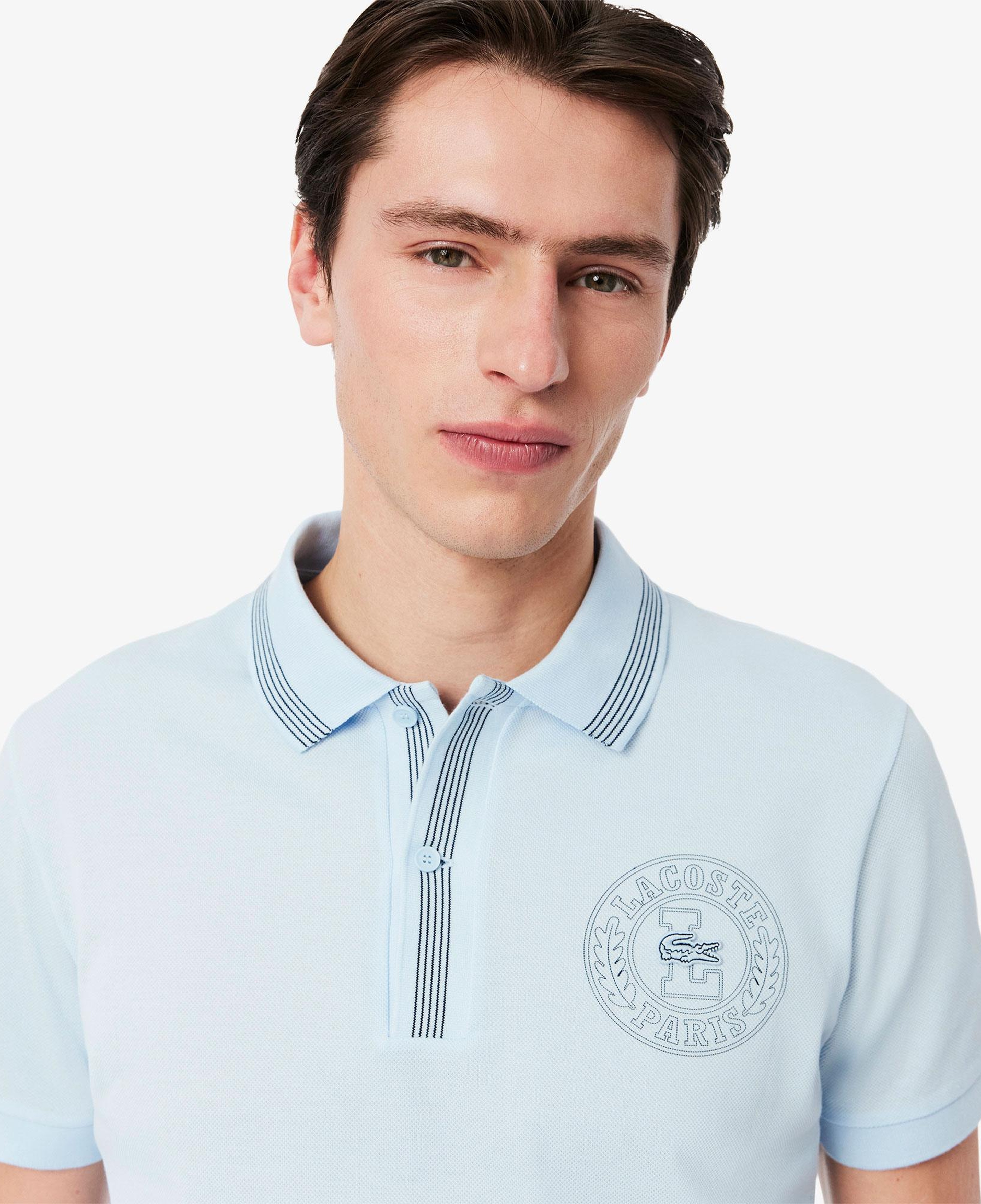L.12.12 Erkek Regular Fit Mavi Polo