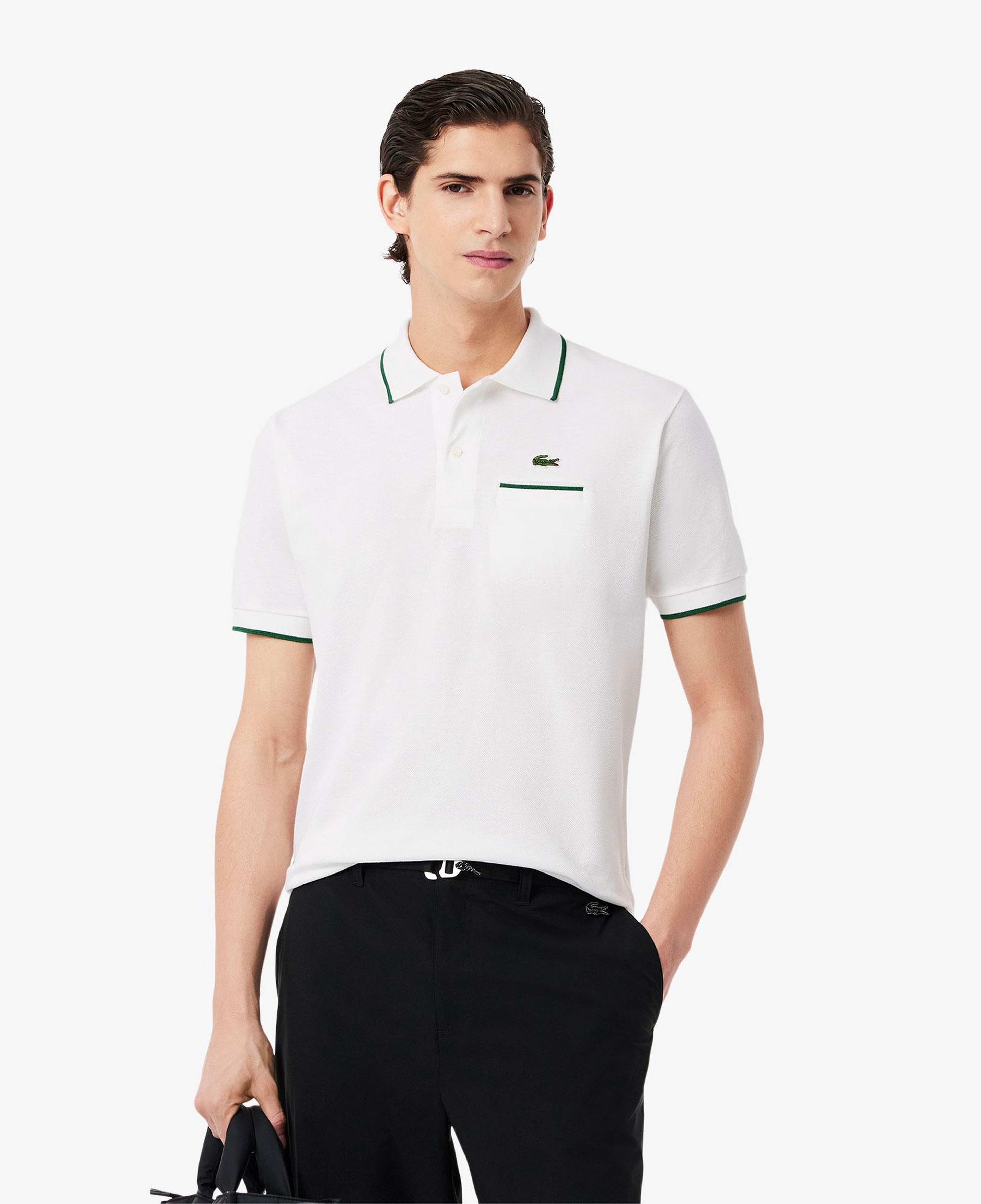 L.12.12 Erkek Classic Fit Beyaz Polo