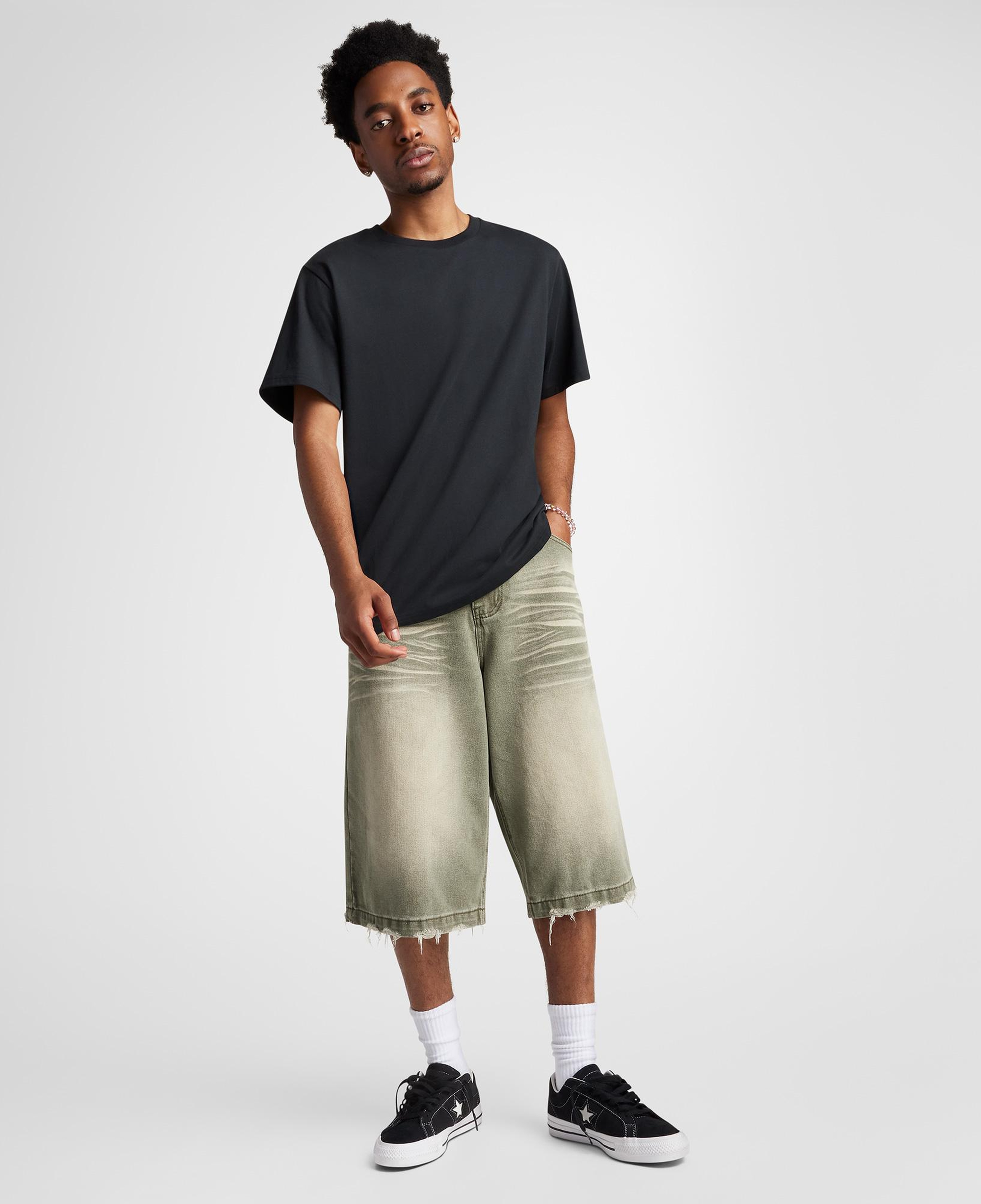 Converse Cons Logo Erkek Siyah T-Shirt