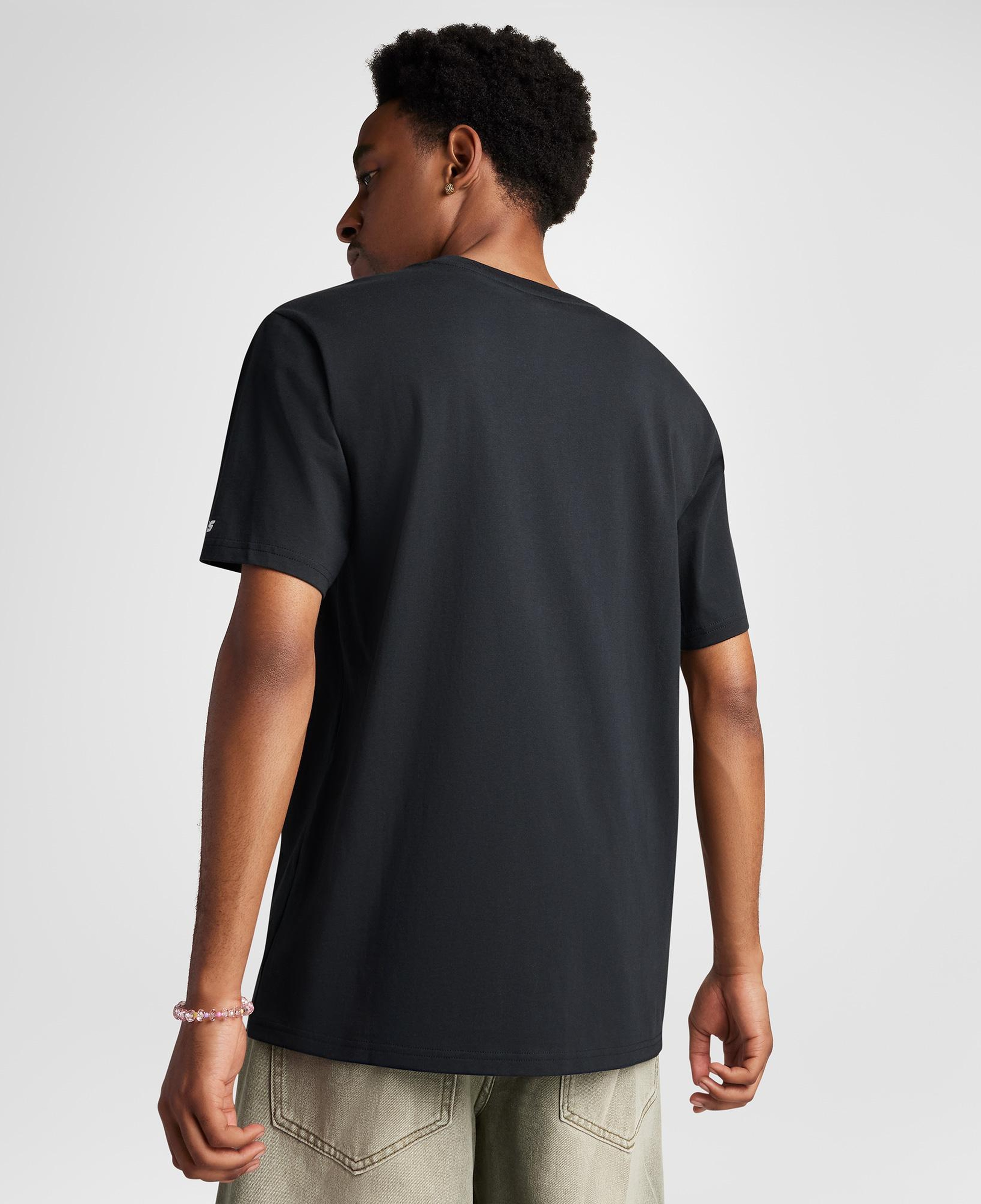 Converse Cons Logo Erkek Siyah T-Shirt