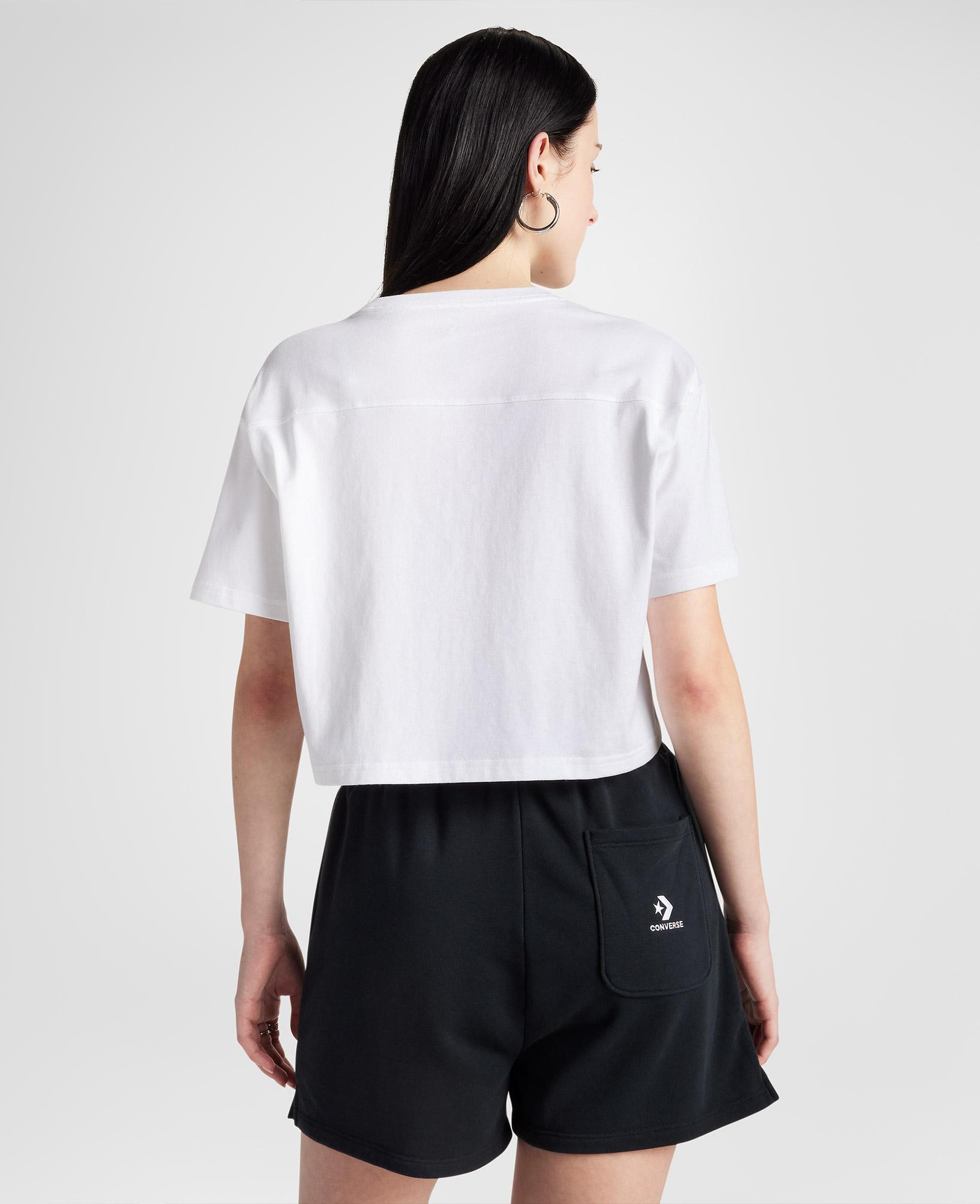 Converse Sporty Boxy Kadın Beyaz T-Shirt