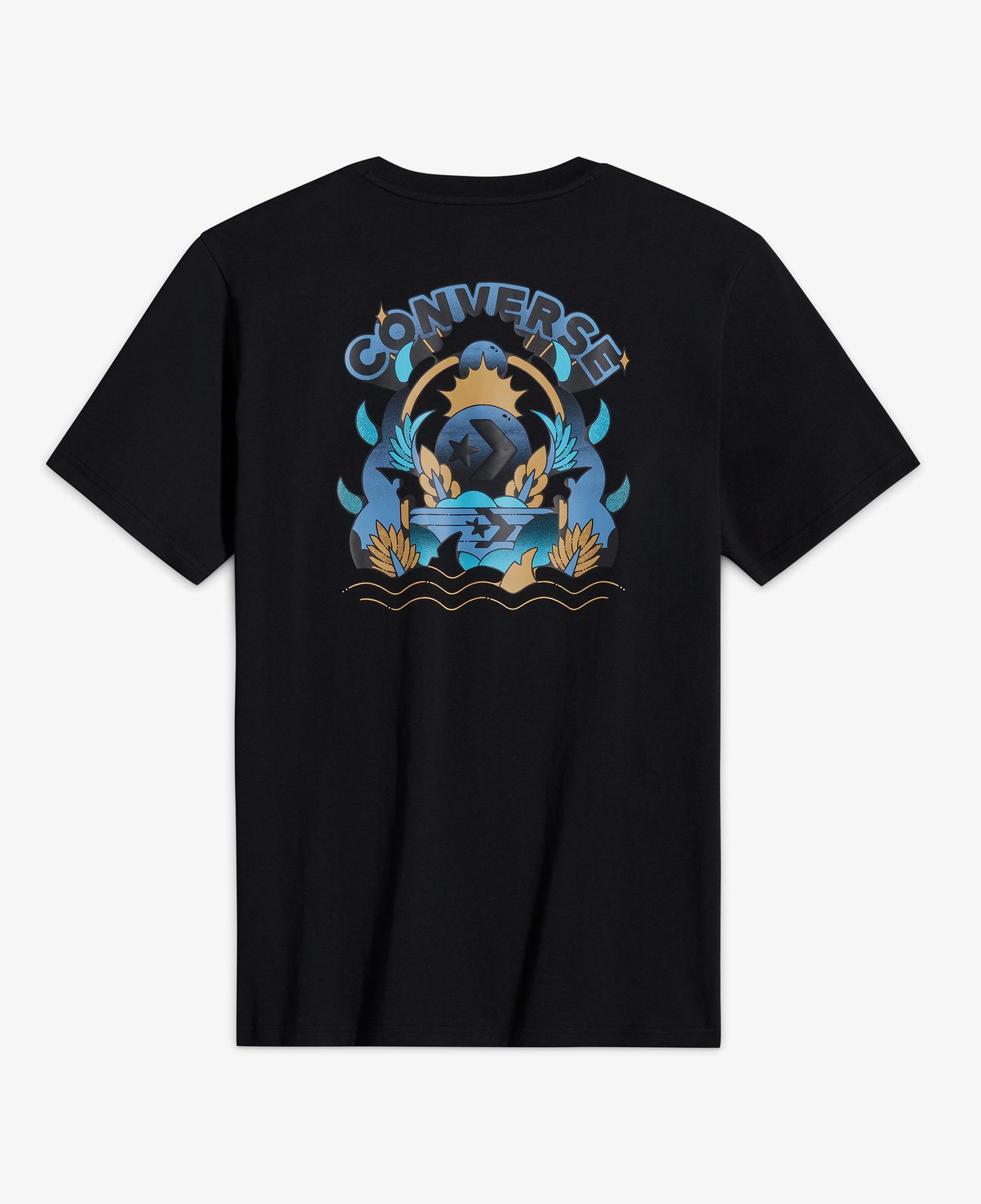 Converse Desert Sunset Erkek Siyah T-Shirt